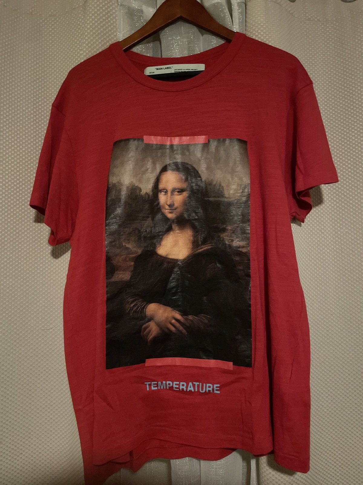 Off-White Off-White Mona Lisa Temperature Tee Size US S / EU 44-46 / 1 - 1 Thumbnail