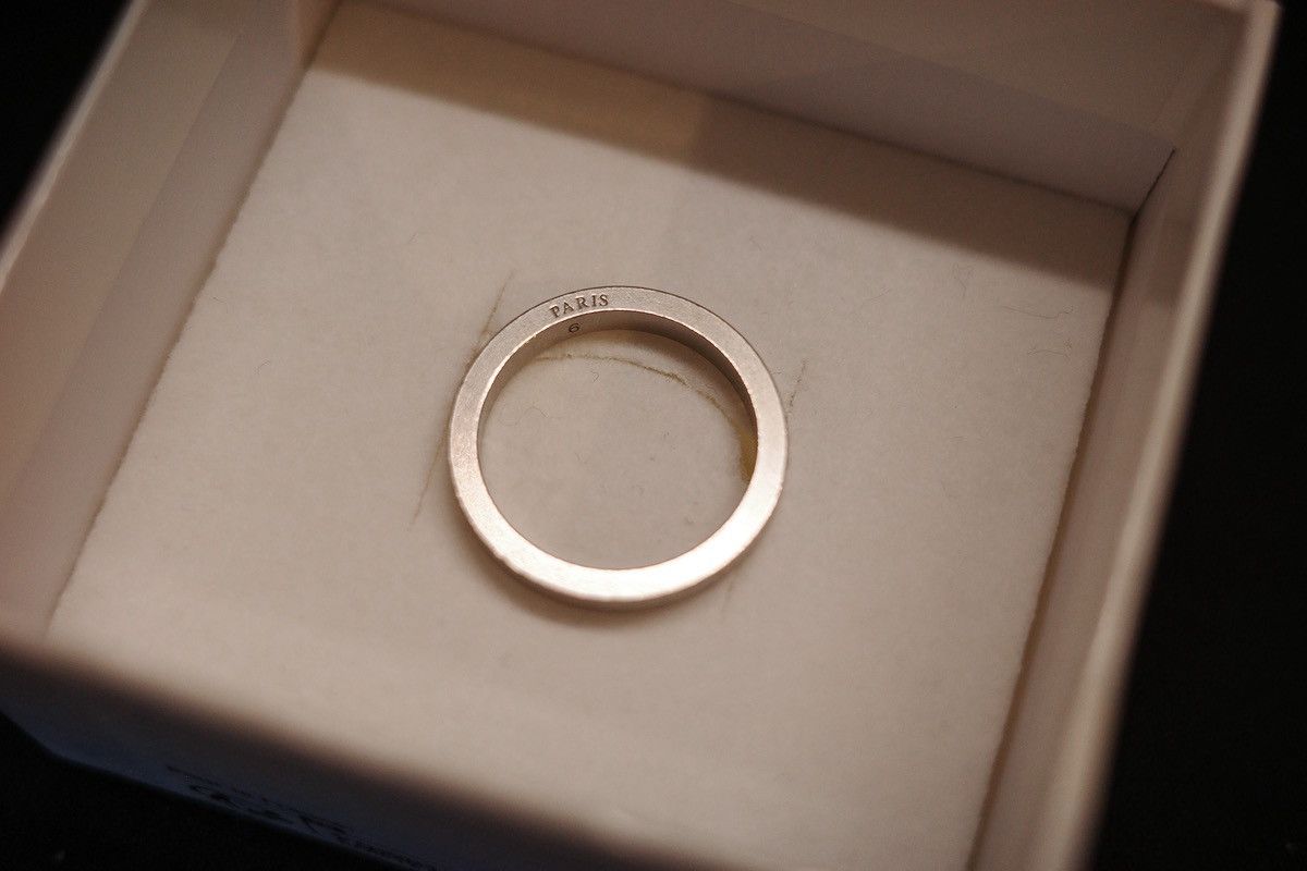 Maison Margiela Maison Margiela Logo Ring Size ONE SIZE - 2 Thumbnail