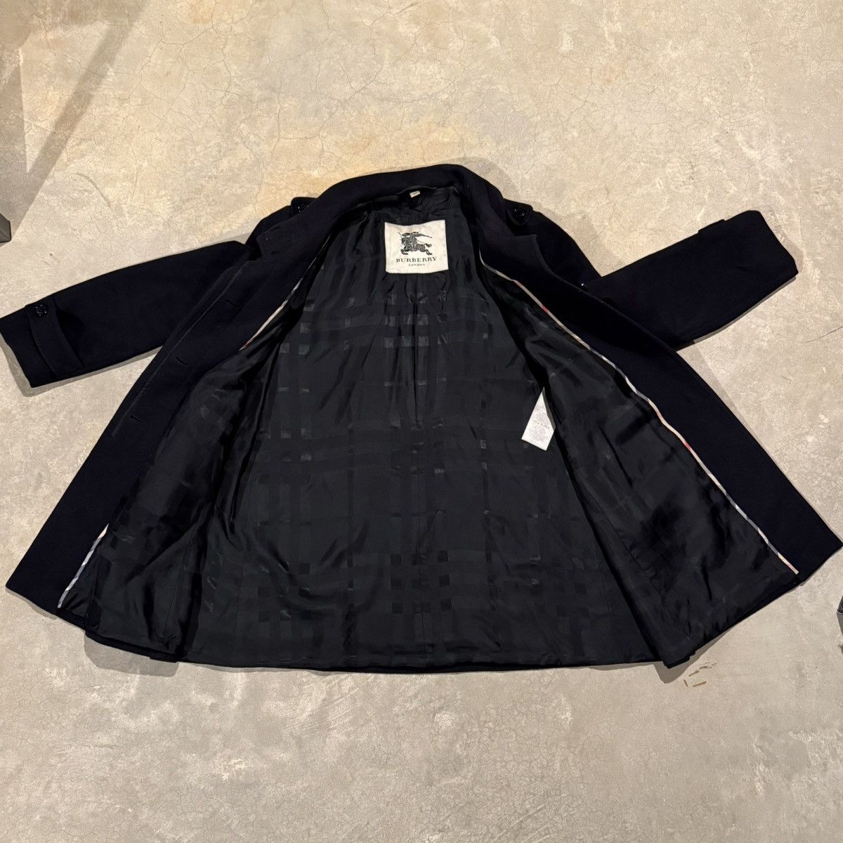 Burberry Burberry London Wool Cashmere Blend Coat Black Size US S / EU 44-46 / 1 - 8 Thumbnail