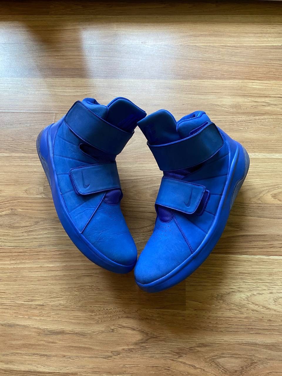 💥 NIKE Marxman PRM Premium Basketball Trainers Racer Blue