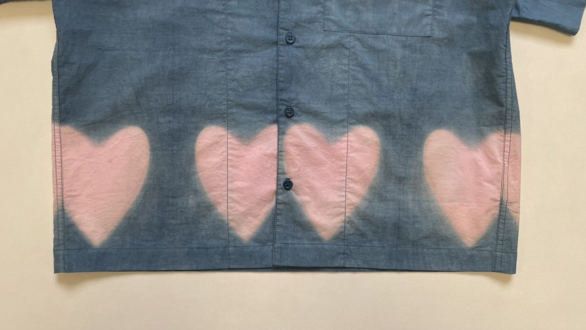Story Mfg. ‘Heart Clamp’ Blue/Pink Tie Dye Shirt Size US M / EU 48-50 / 2 - 15 Thumbnail