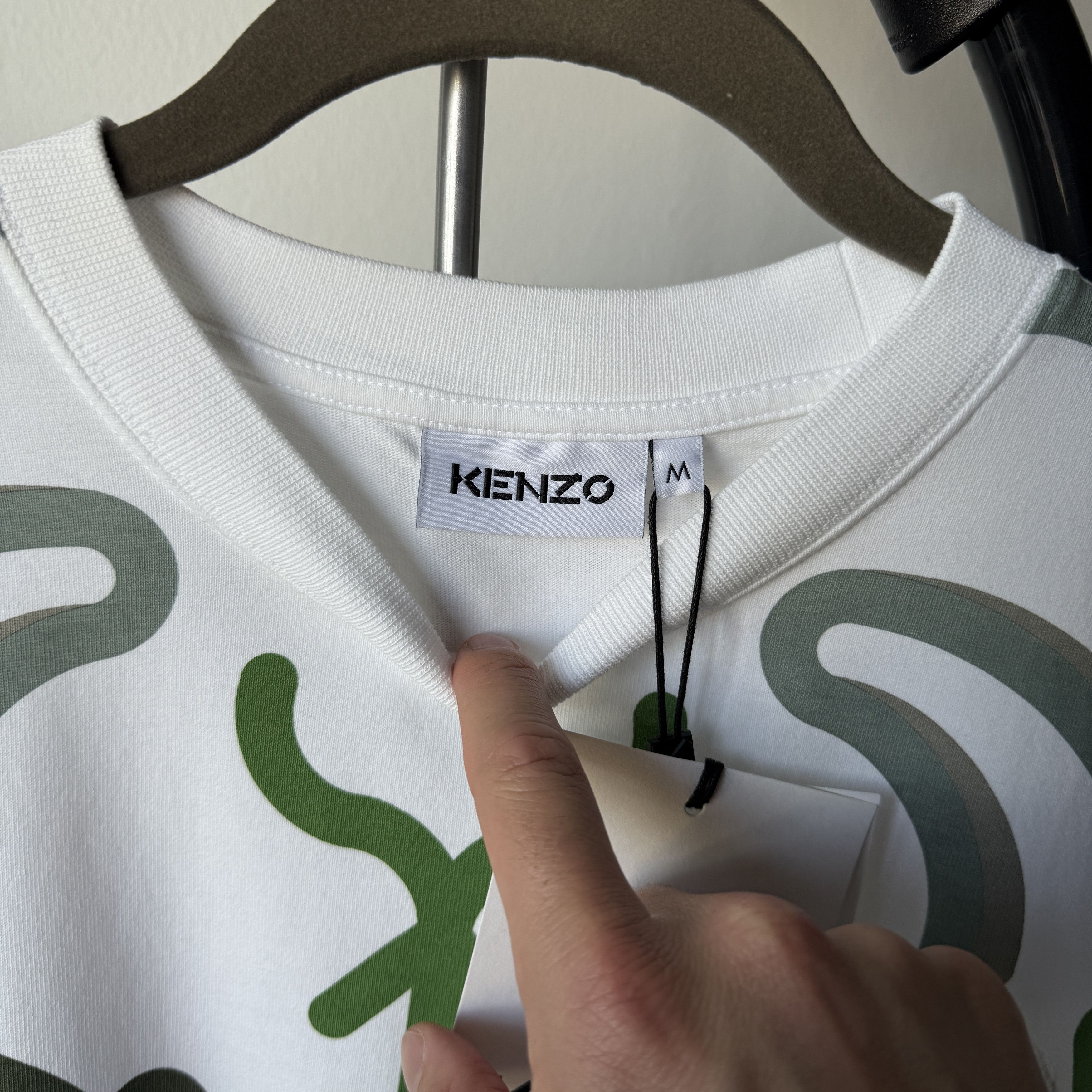 Kenzo Kenzo Tiger Patterned Tee (NWT) Size US M / EU 48-50 / 2 - 4 Thumbnail