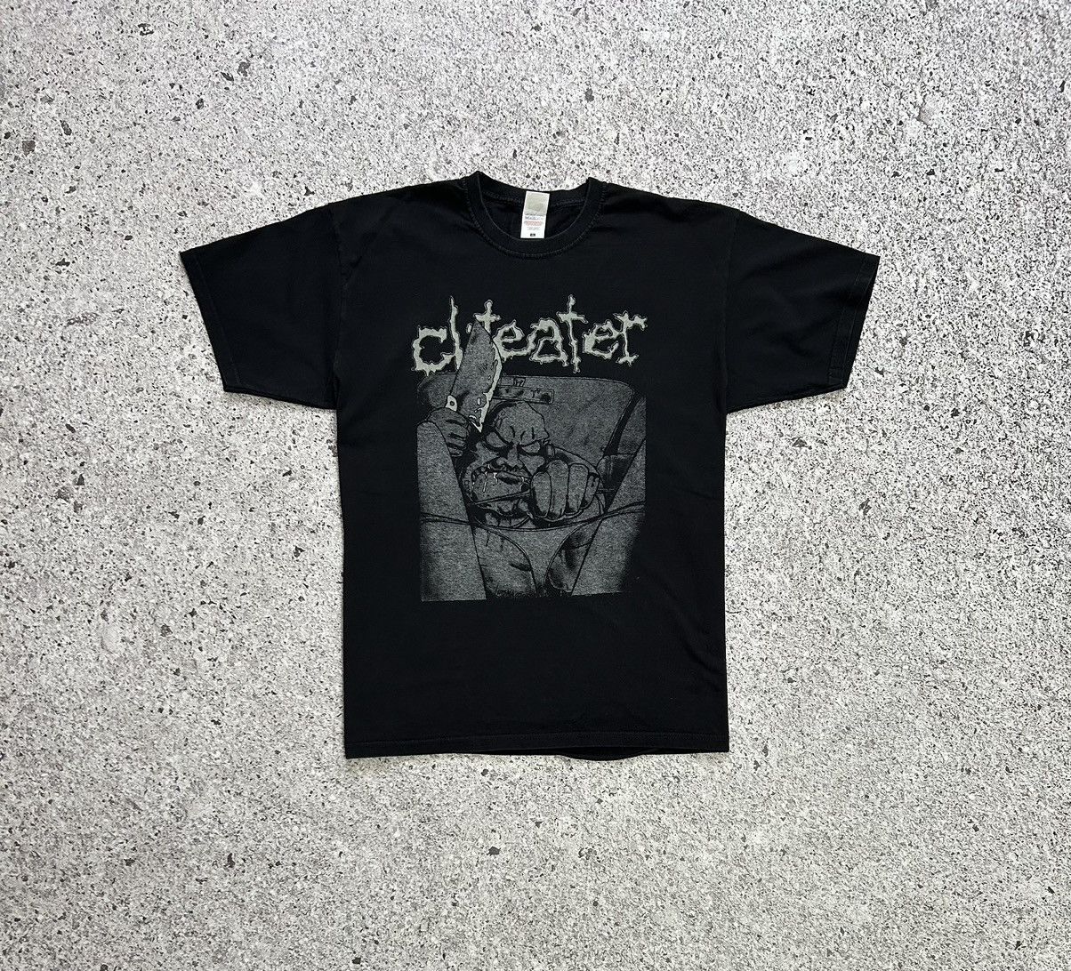 Band Tees × Vintage Vintage 00s Cliteater For Those About To Eat Clit T-Shirt Size US XL / EU 56 / 4 - 3 Thumbnail