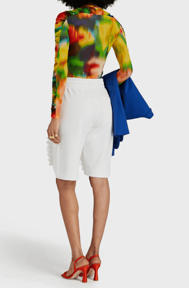 Dries Van Noten DRIES VAN NOTEN Ruffle Shorts Size 25" / US 0 / IT 36 - 3 Thumbnail