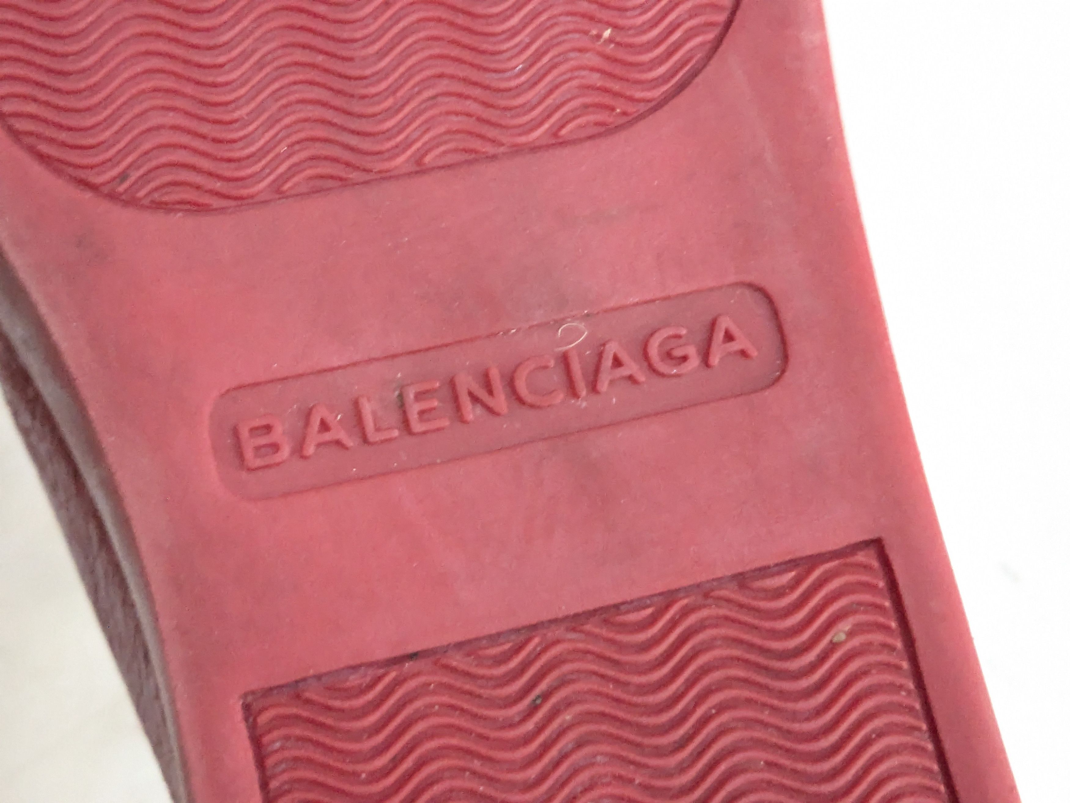 Balenciaga Balenciaga Arena Sneakers Red 11 High Tops Leather Size US 11 / EU 44 - 17 Thumbnail