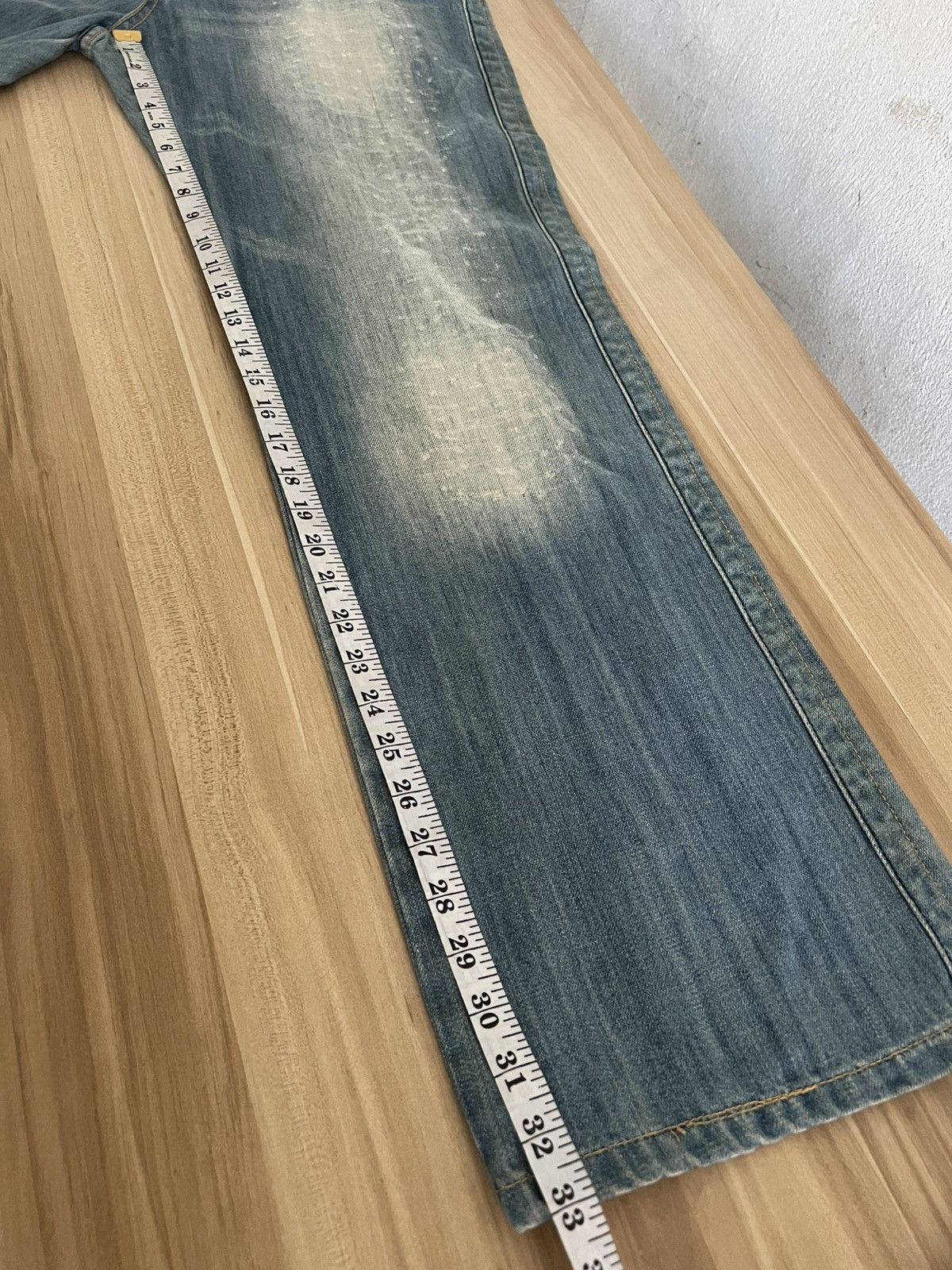 Japanese Brand Take Two Distressed Denim Size US 32 / EU 48 - 8 Thumbnail