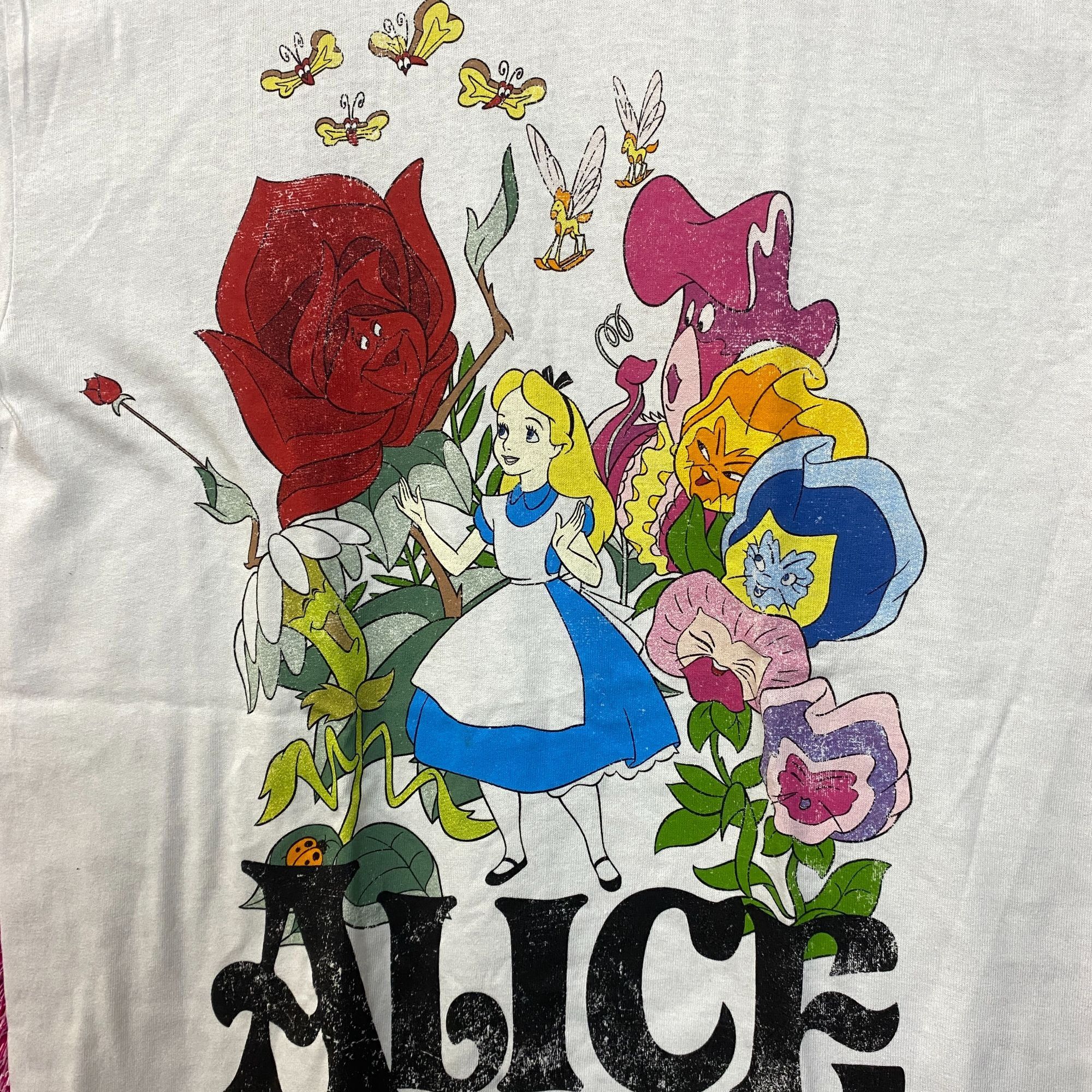 Disney Disney Alice In Wonder Land Retro Animated Film T-Shirt Extr Size US XS / EU 42 / 0 - 2 Thumbnail