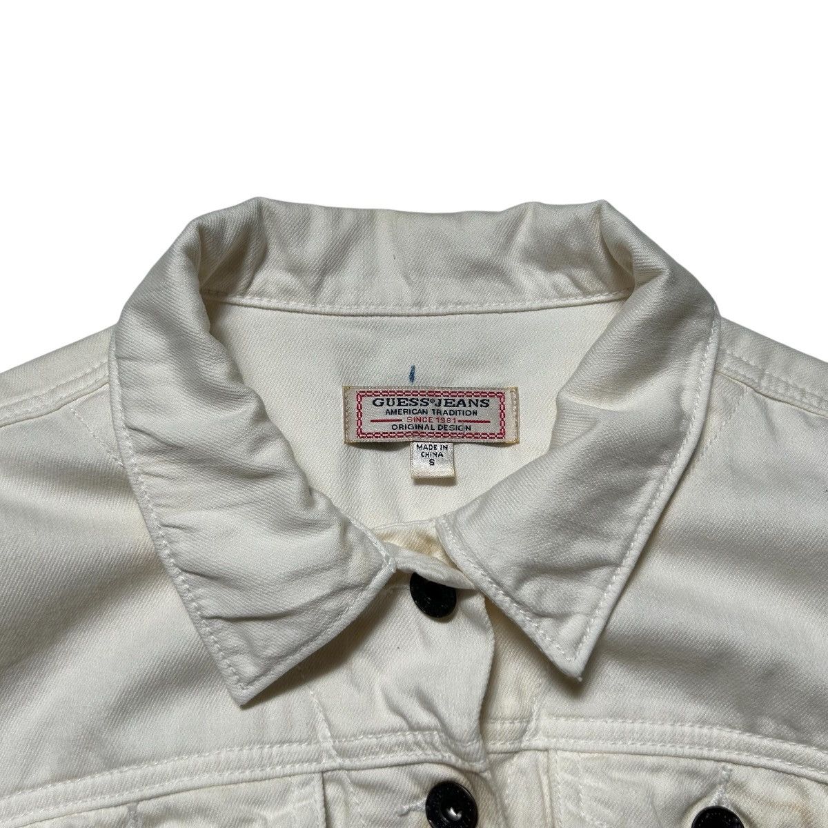 Guess Vintage Guess Denim Jeans Jacket Size XS / US 0-2 / IT 36-38 - 3 Thumbnail