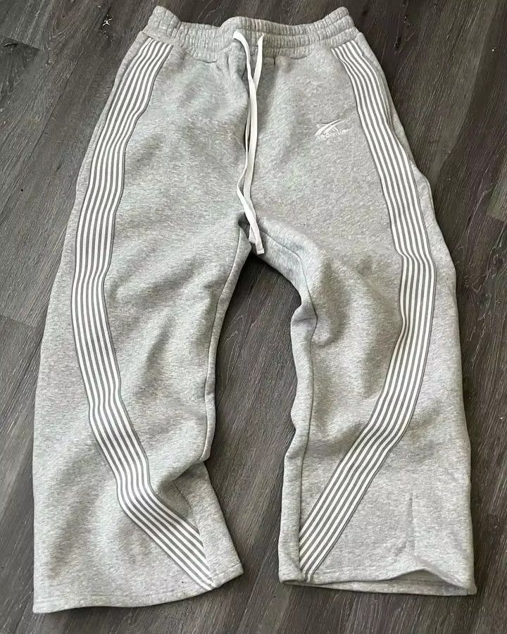 Other Y2k Retro Striped Pants Streetwear Hip Hop Harajuku Loose Size US 36 / EU 52 - 4 Thumbnail