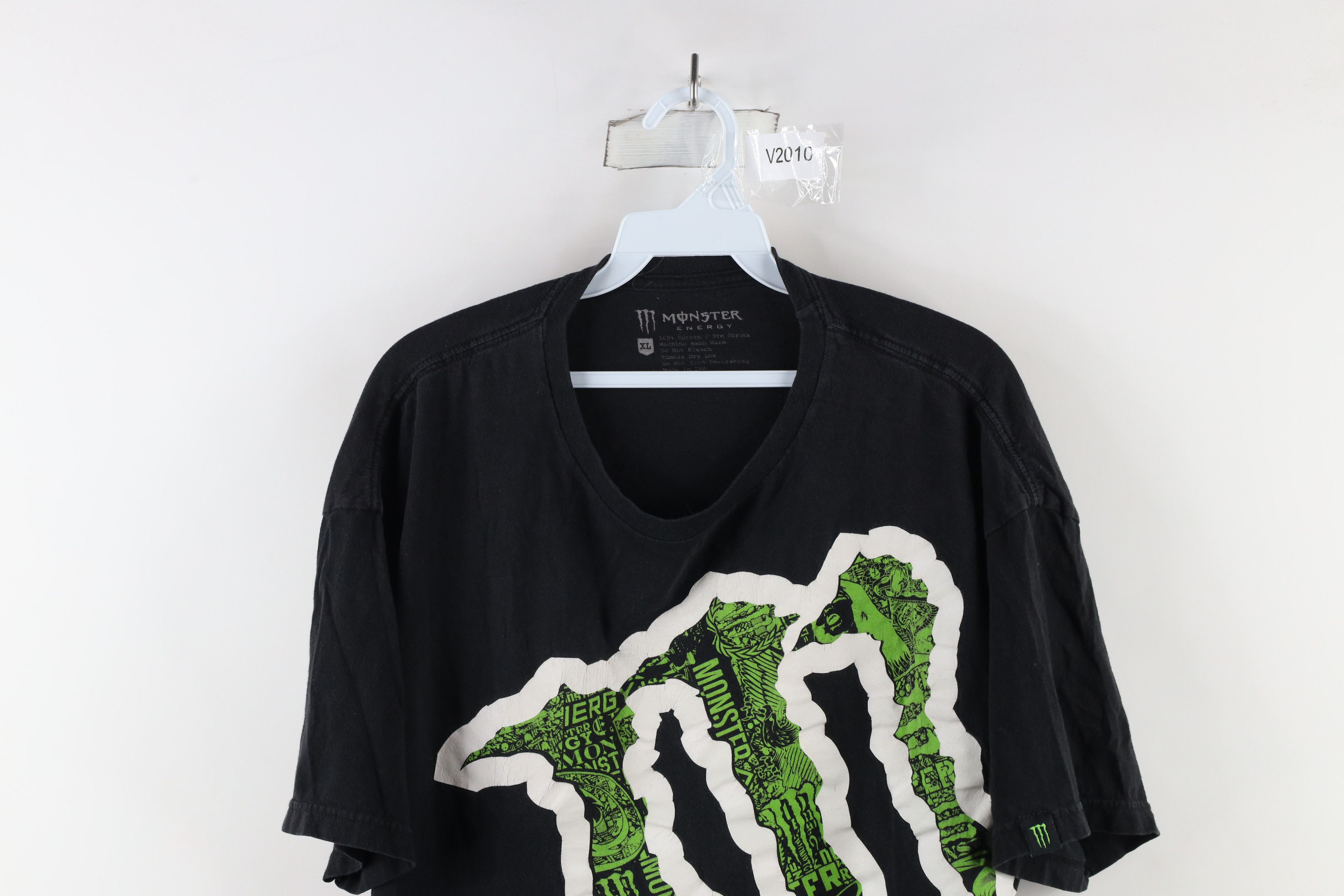 Vintage Vintage Monster Energy Drink Big Logo Short Sleeve T-Shirt Size US XL / EU 56 / 4 - 2 Thumbnail