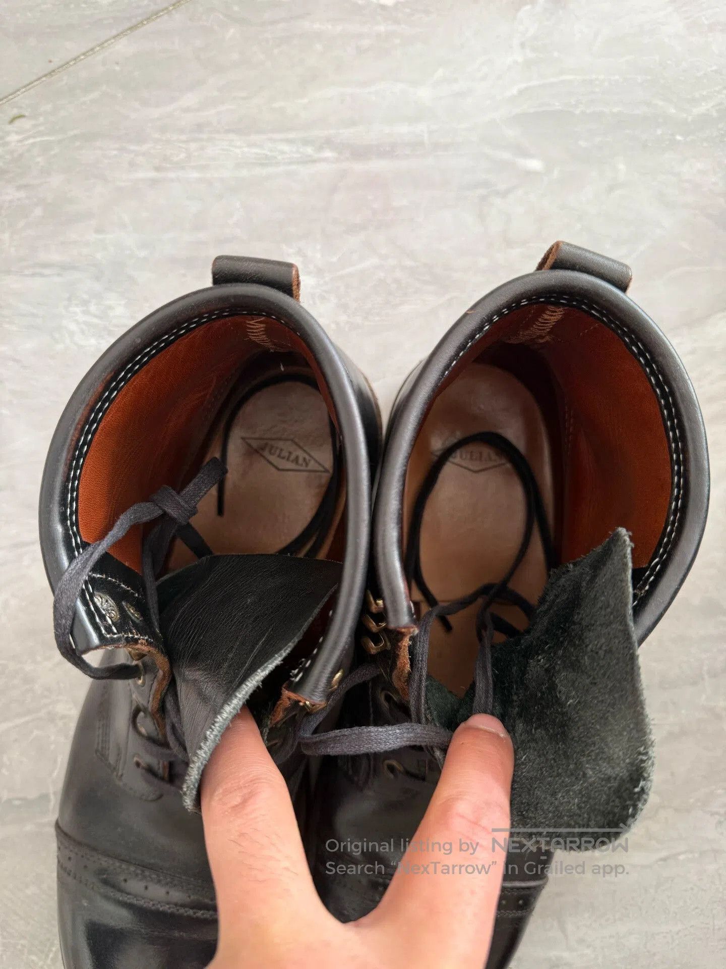 Julian Zigerli Julian Boots Horween CXL Black. Size US 11 / EU 44 - 4 Thumbnail