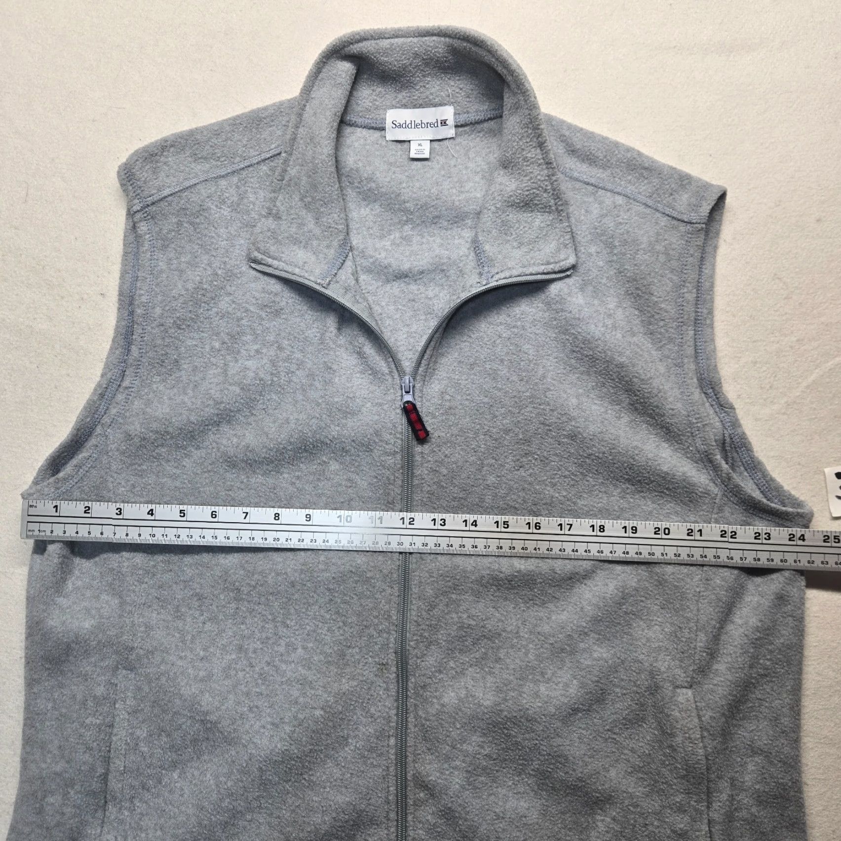 Vintage Saddlebred Sweater Vest Solid Gray Golf Vest Sleeveless Adult Men's XL Gray Knit Vest, 90s Classic Preppy, Golf, Casual, Workwear Mens XL Size US XL / EU 56 / 4 - 5 Thumbnail