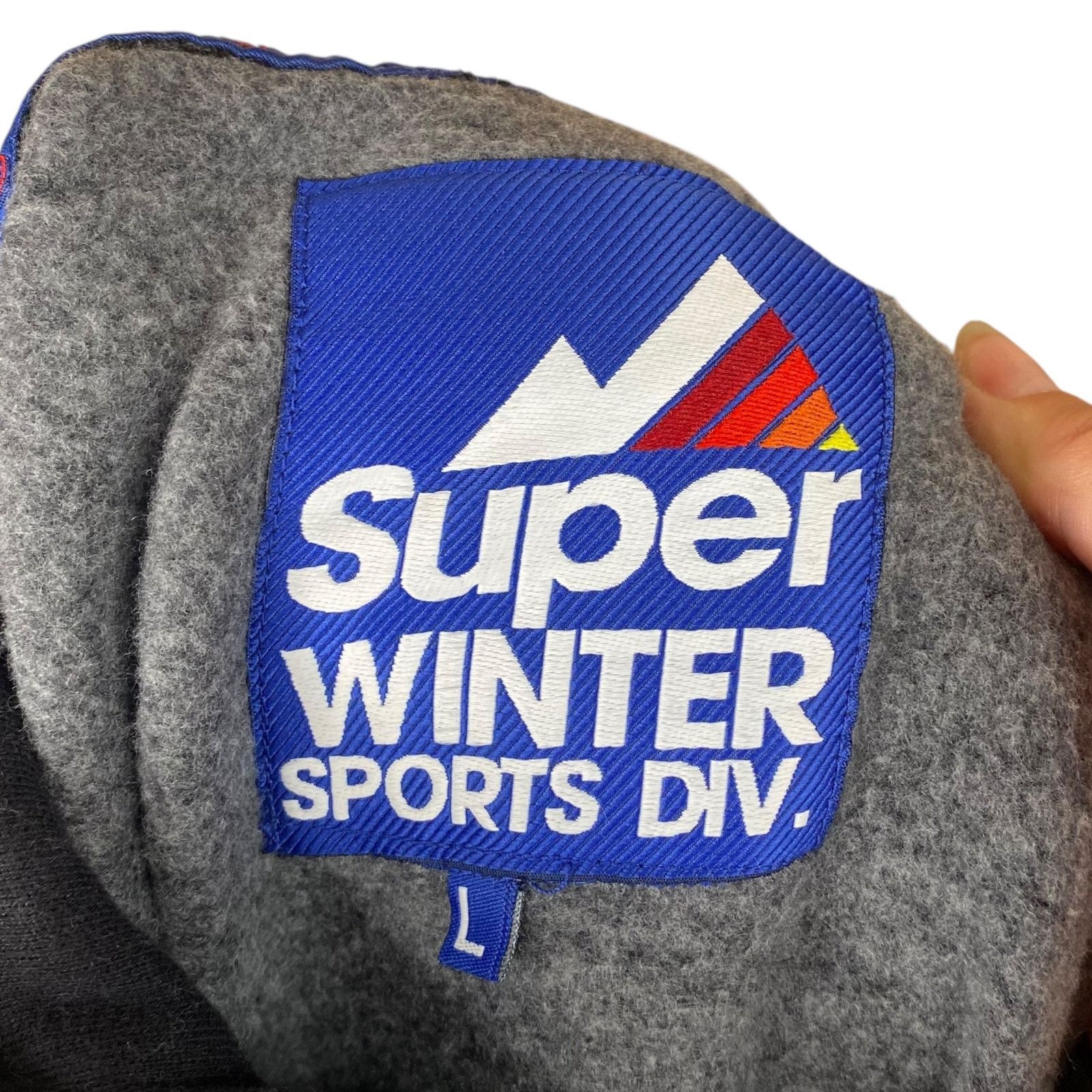 Superdry Superdry Super Winter Sport DIV Hoodie Sweatshirt Men's L Size US L / EU 52-54 / 3 - 12 Thumbnail