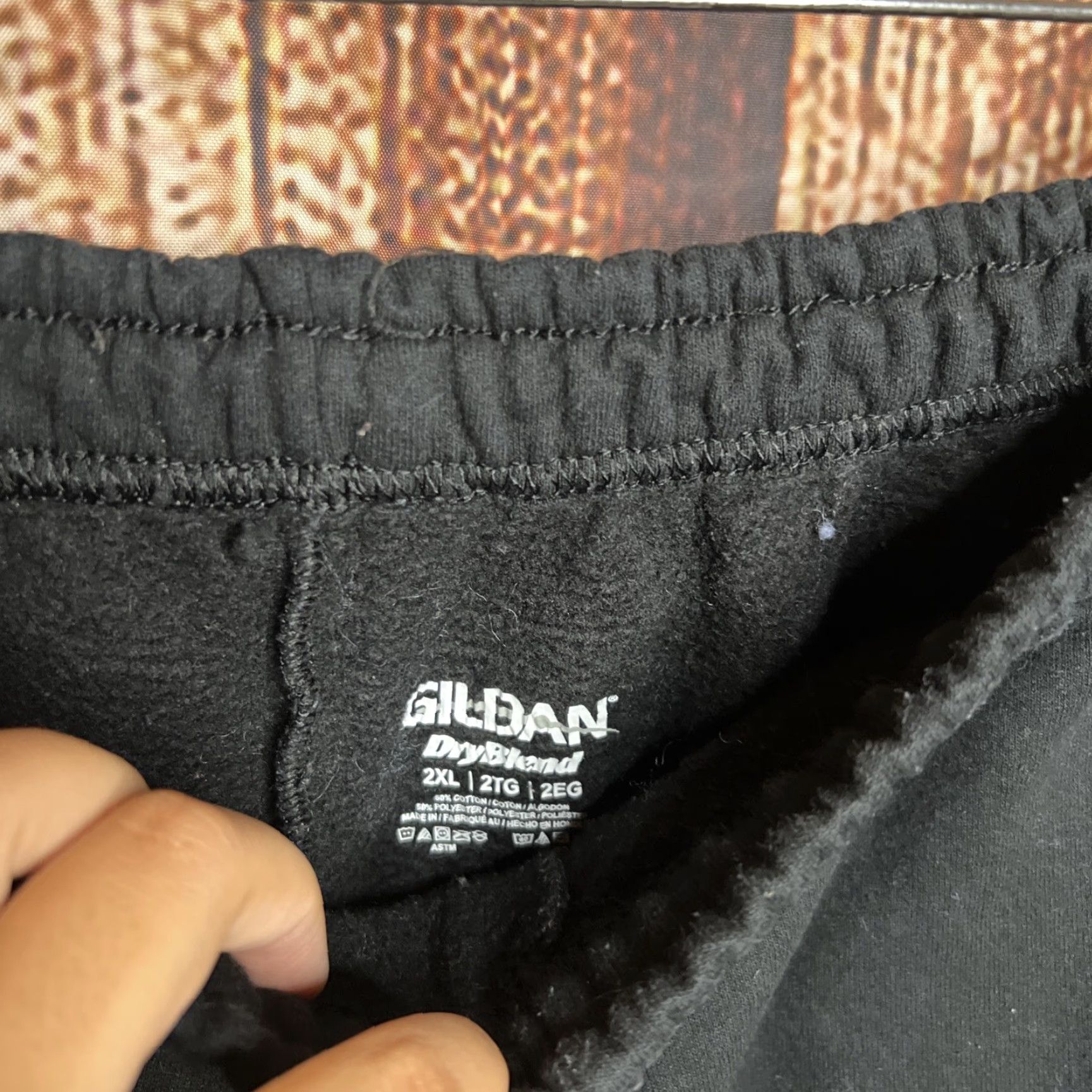 Port & Company Gilden Black Unisex Fleece Sweatpants 2XL Size US 39 - 3 Thumbnail