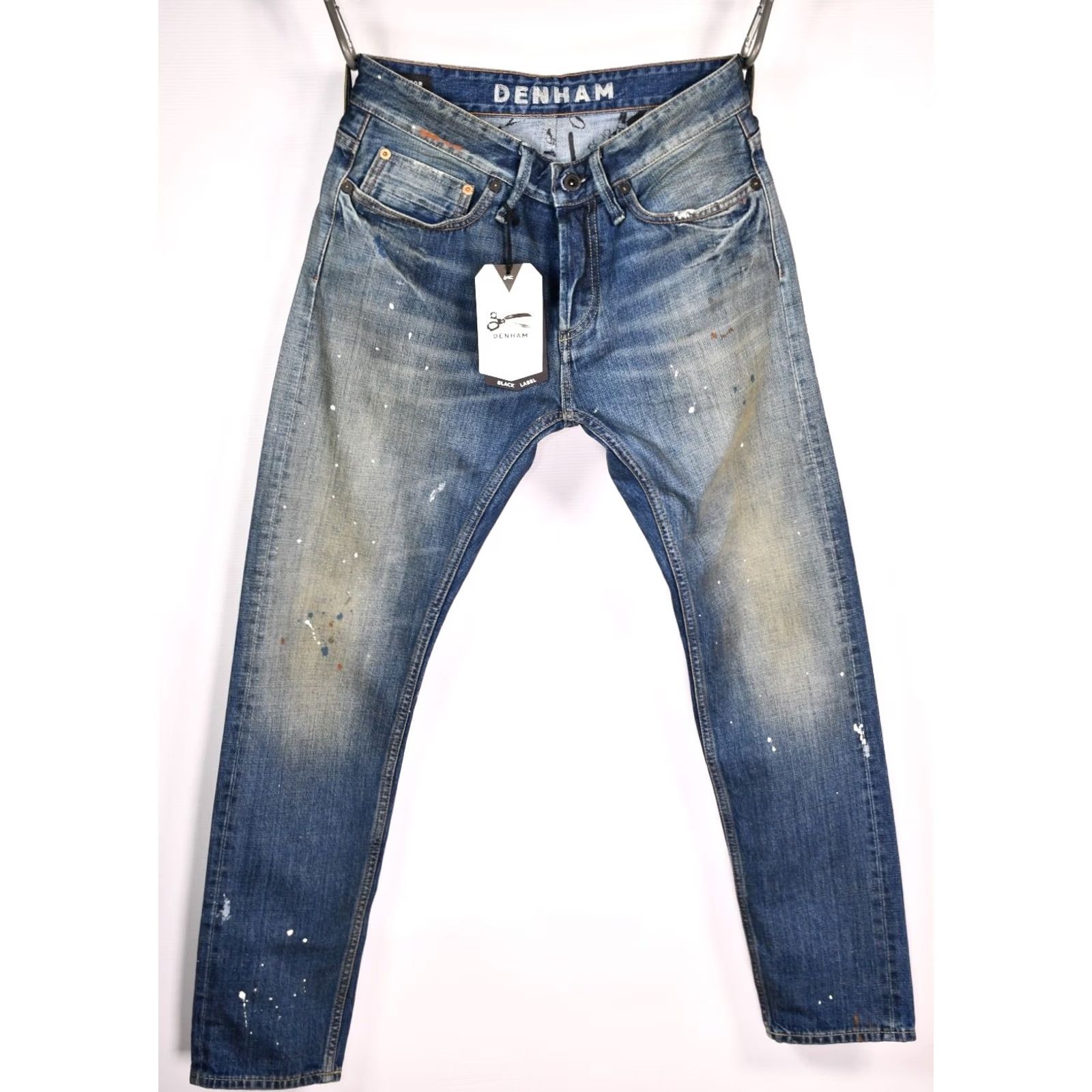 DENHAM Denham Razor Candiani Italian Selvedge Slim Fit Distresses Denim Jeans W32 L32 - Raw-Tag Size US 32 / EU 48 - 2 Thumbnail