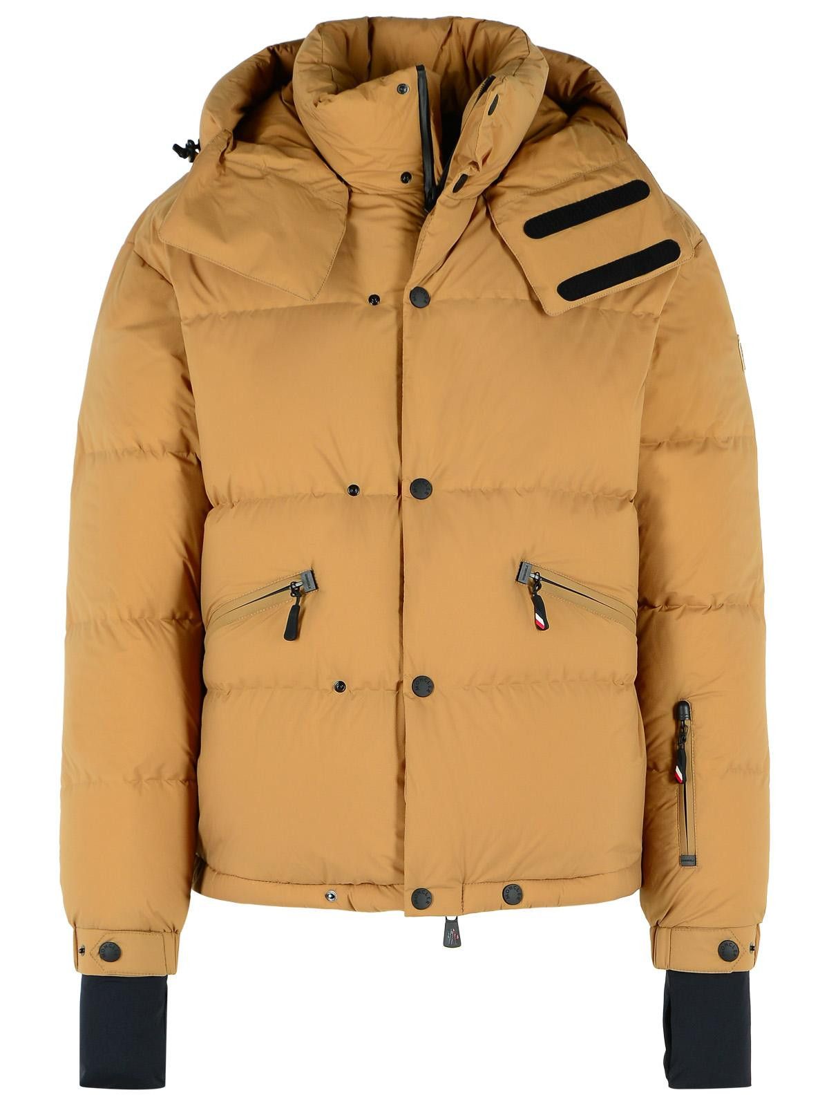 Moncler Grenoble MONCLER GRENOBLE 'Coraia' Beige Polyamide Hooded Ski Jacket Size US XL / EU 56 / 4 - 1 Thumbnail