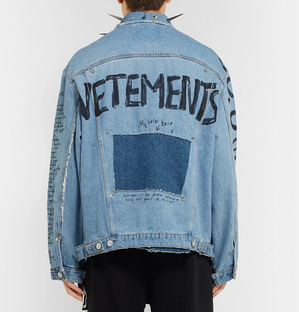 Vetements o1y0924 Denim Jacket in Multicolor Size US M / EU 48-50 / 2 - 2 Thumbnail