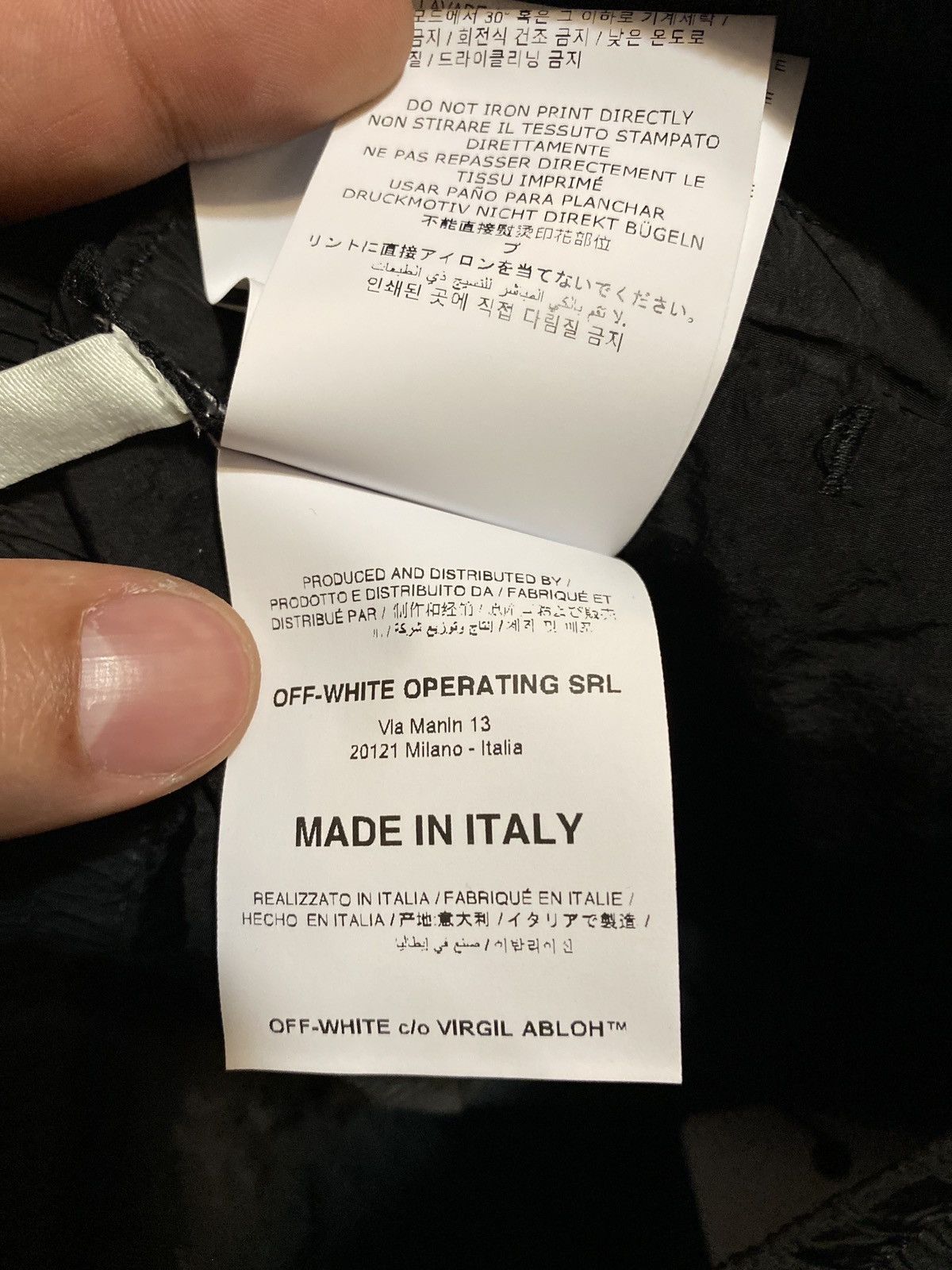 Off-White × Virgil Abloh Off-White All Weather Shorts Black White Size US 33 - 3 Thumbnail