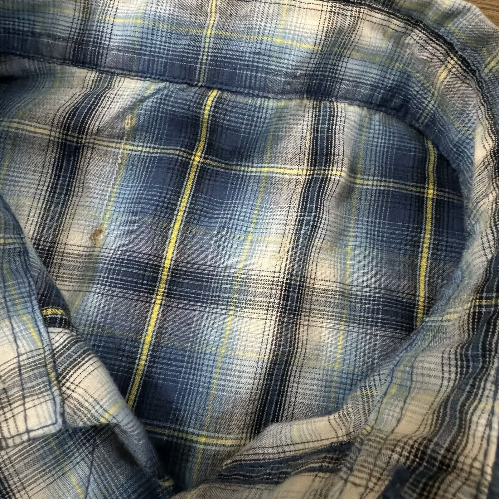 Wrangler Vintage 90s Wrangler Blue Plaid Snap Button Shirt Size US XL / EU 56 / 4 - 5 Thumbnail