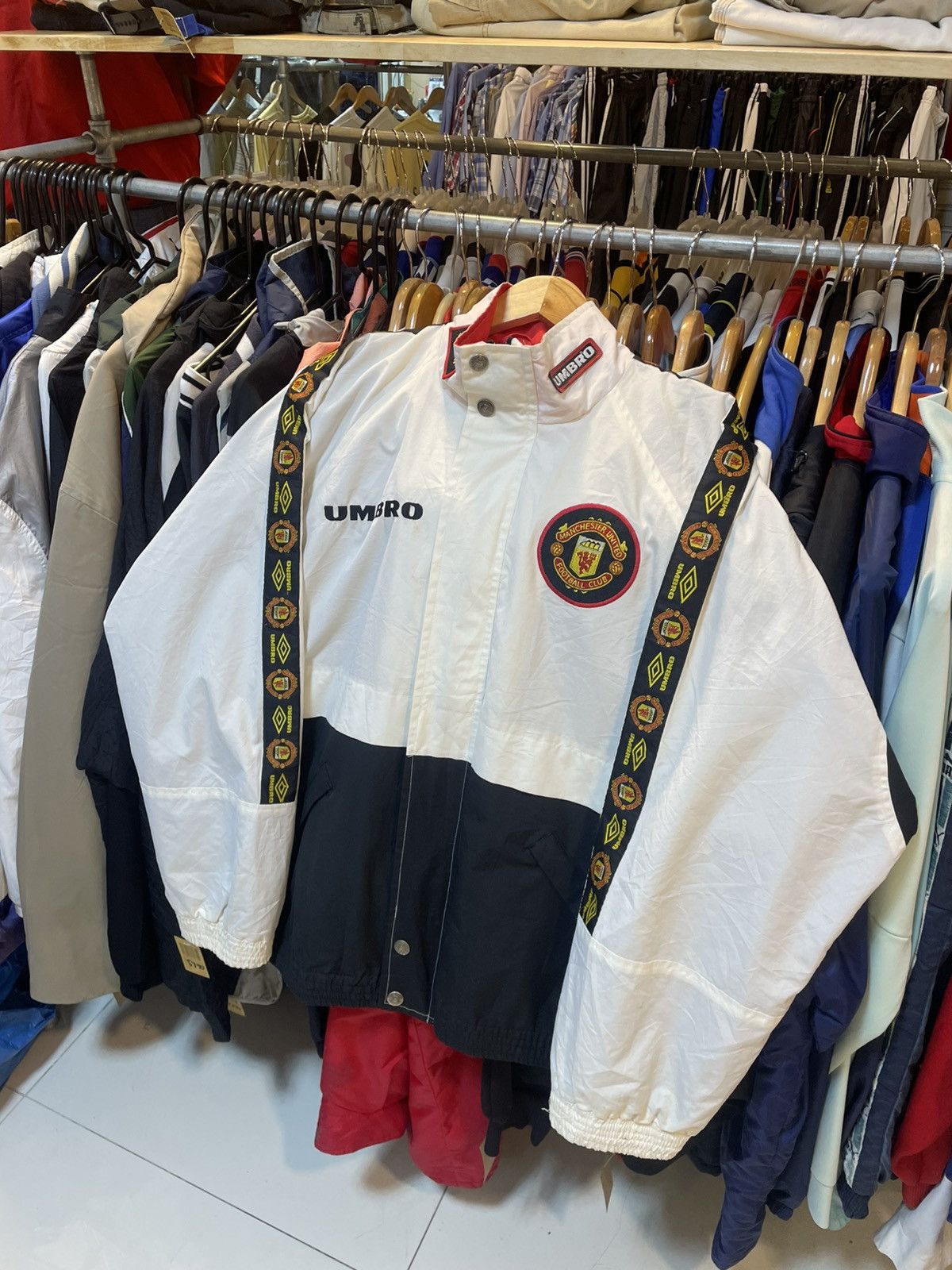 Umbro Vintage 1996-1997 Manchester United Trainning Tracksuit Size US M / EU 48-50 / 2 - 1 Thumbnail