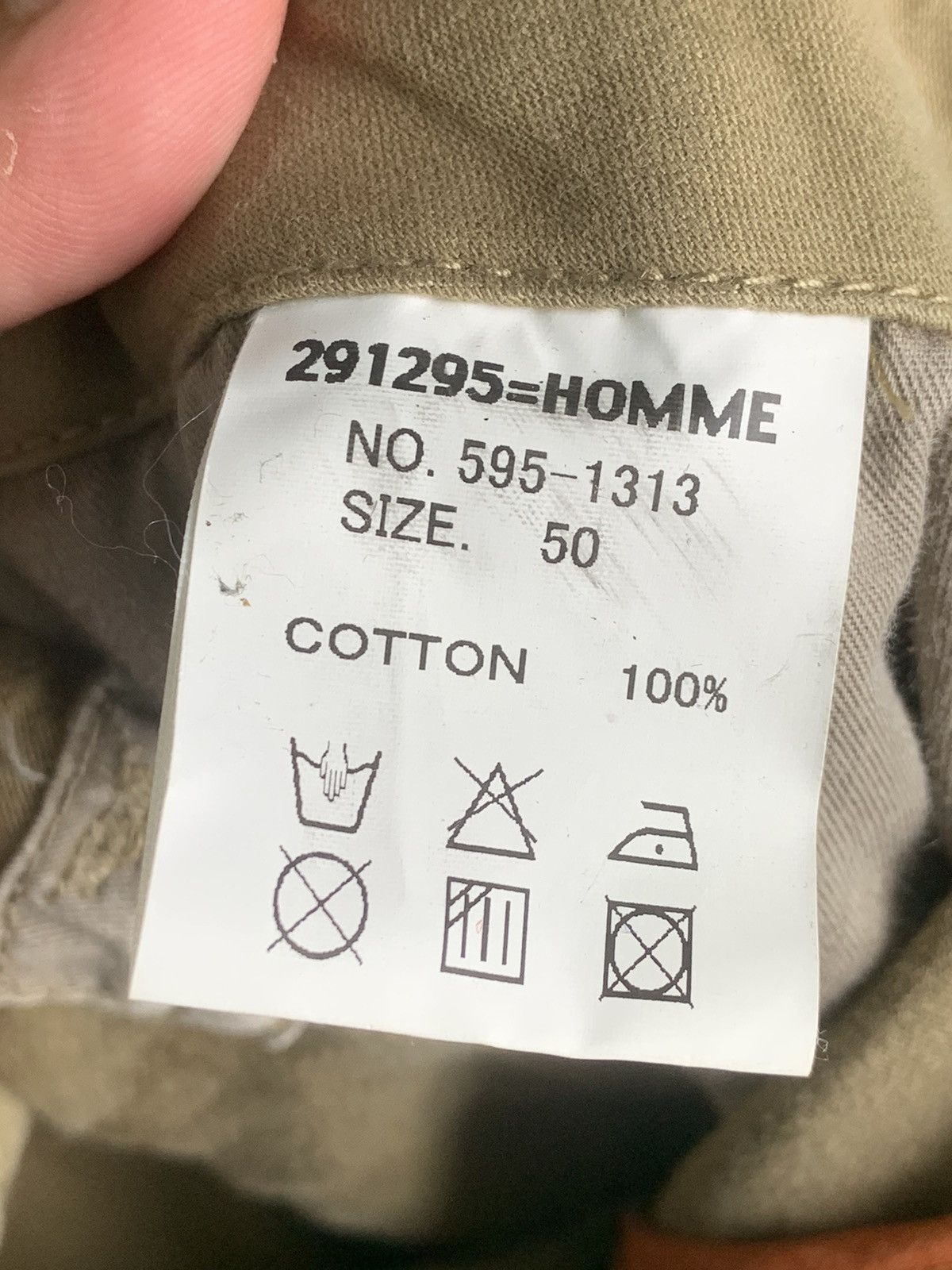 291295=Homme Vintage 291295 Homme Cargo pant Size US 34 / EU 50 - 17 Thumbnail