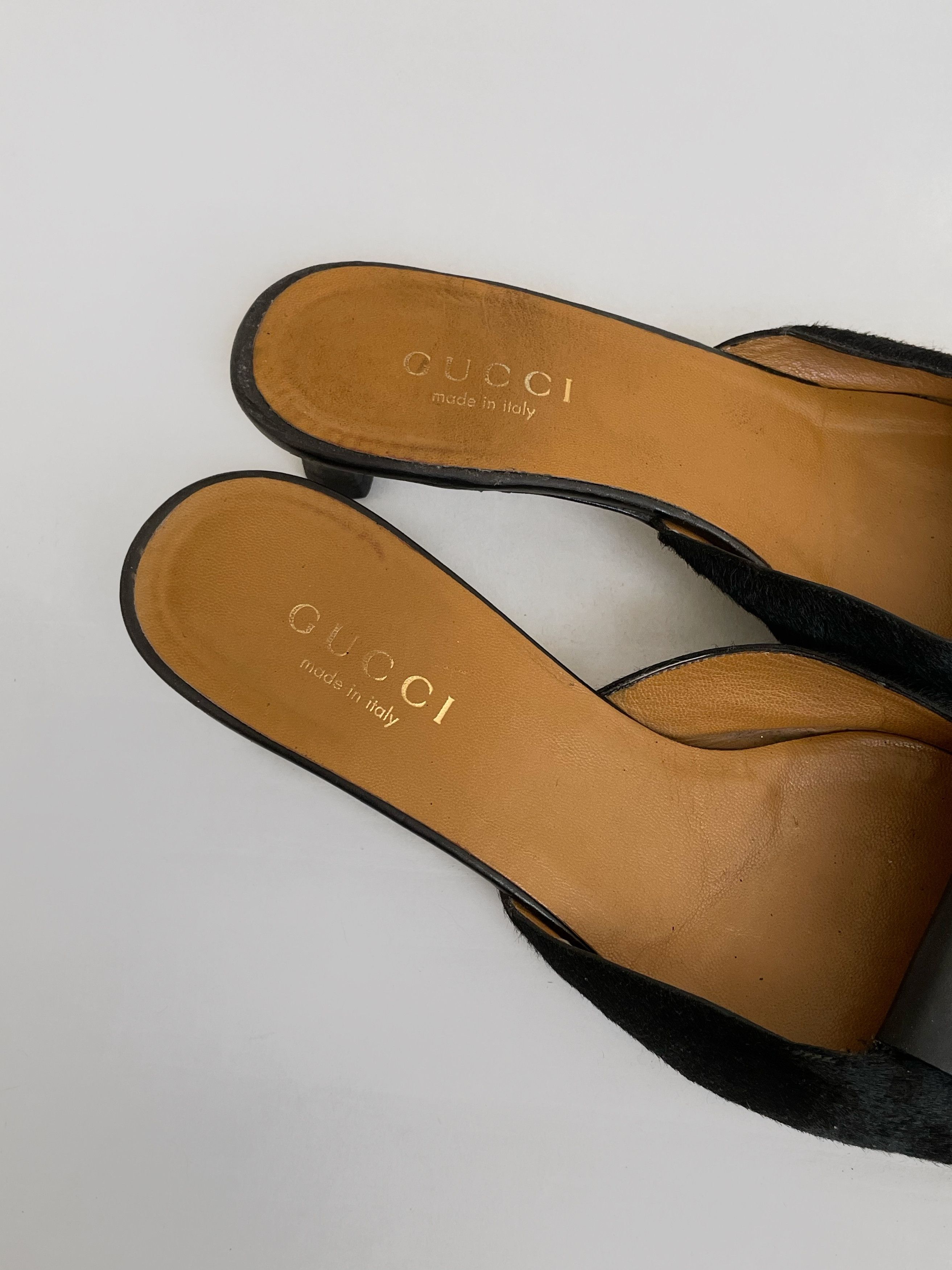 Gucci Archive Gucci Tom Ford pony hair mules Size US 9 / IT 39 - 7 Thumbnail