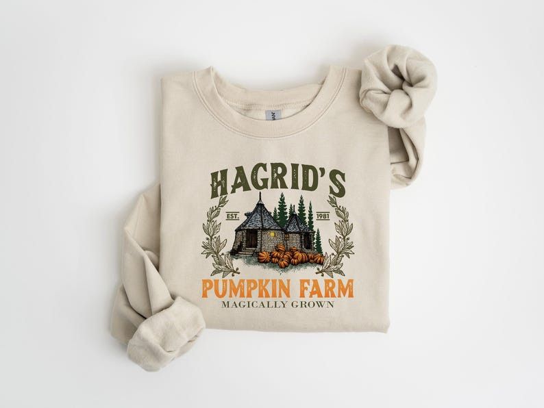 Designer Hagrid's Pumpkin Farm Sweatshirt Size M / US 6-8 / IT 42-44 - 1 Thumbnail