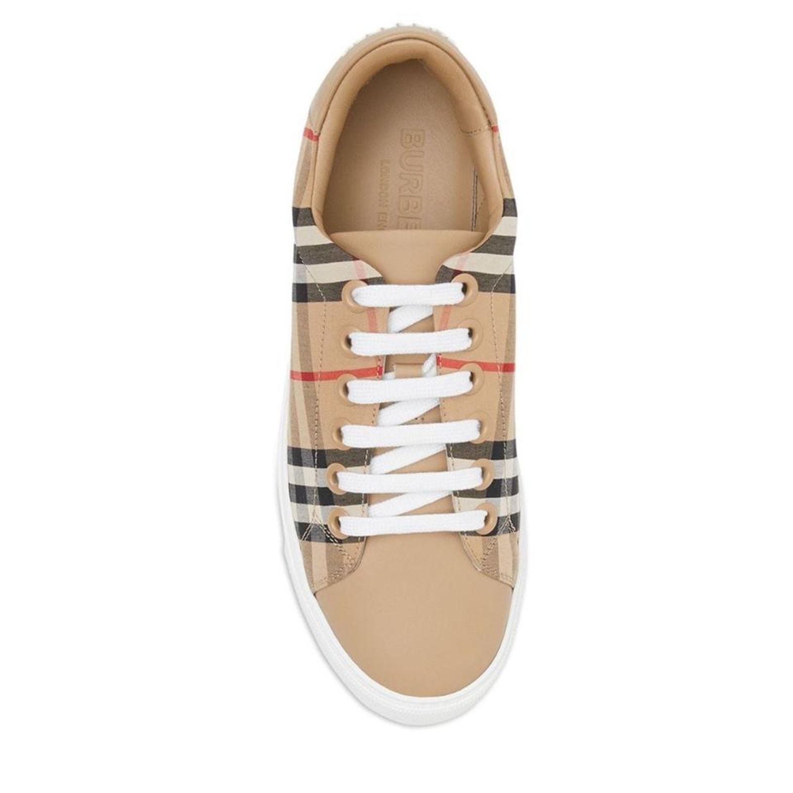 Burberry BURBERRY check sneakers Size US 7 / IT 37 - 4 Thumbnail