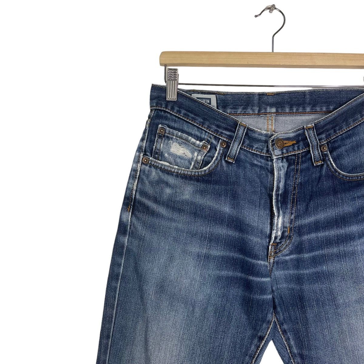 Edwin EDWIN FLARE JEANS ZIPPER FLY DENIM Size US 32 / EU 48 - 6 Thumbnail