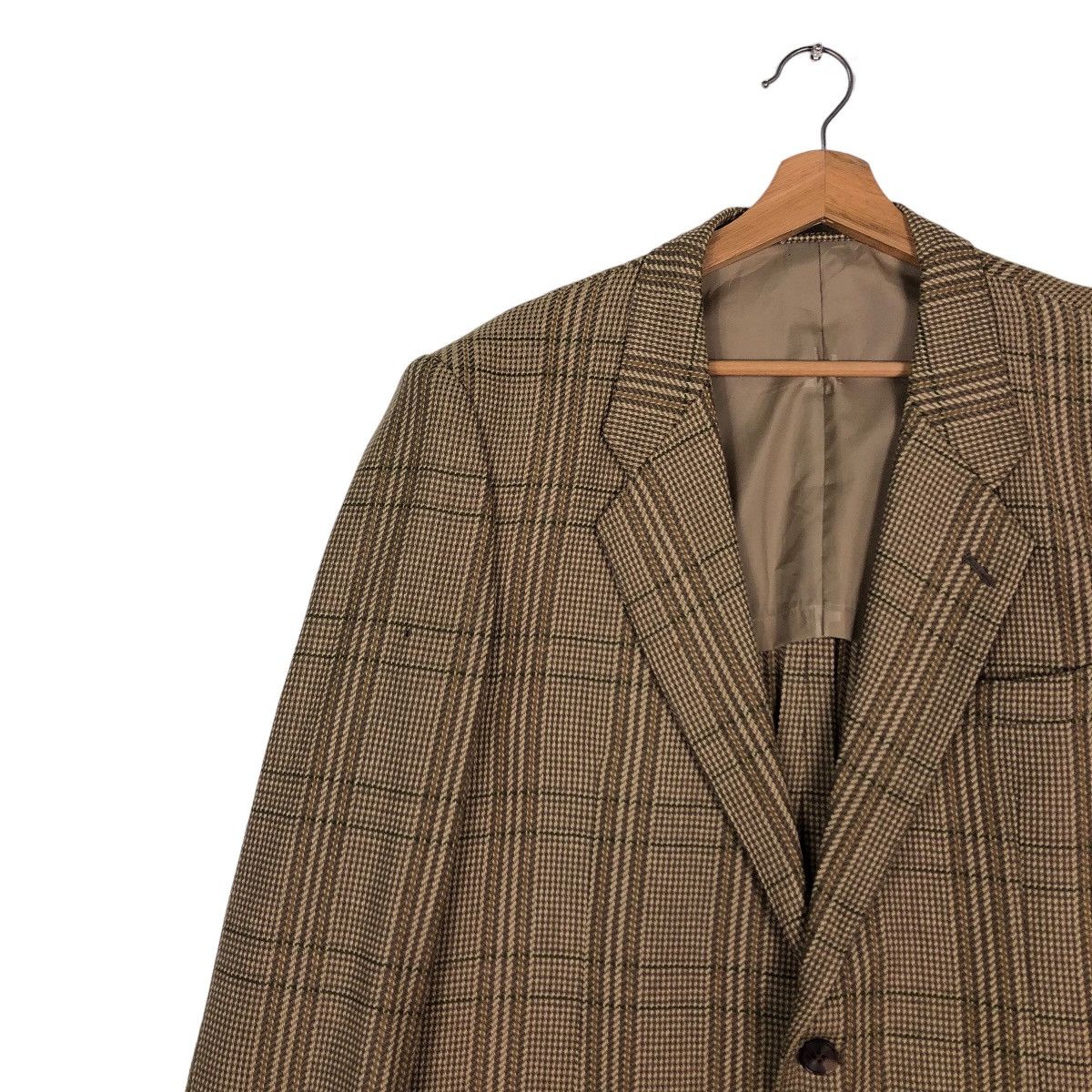 Lancel 🔥Vintage Casual Coats Double Breasts Lancel Paris Tartan Size US M / EU 48-50 / 2 - 7 Thumbnail