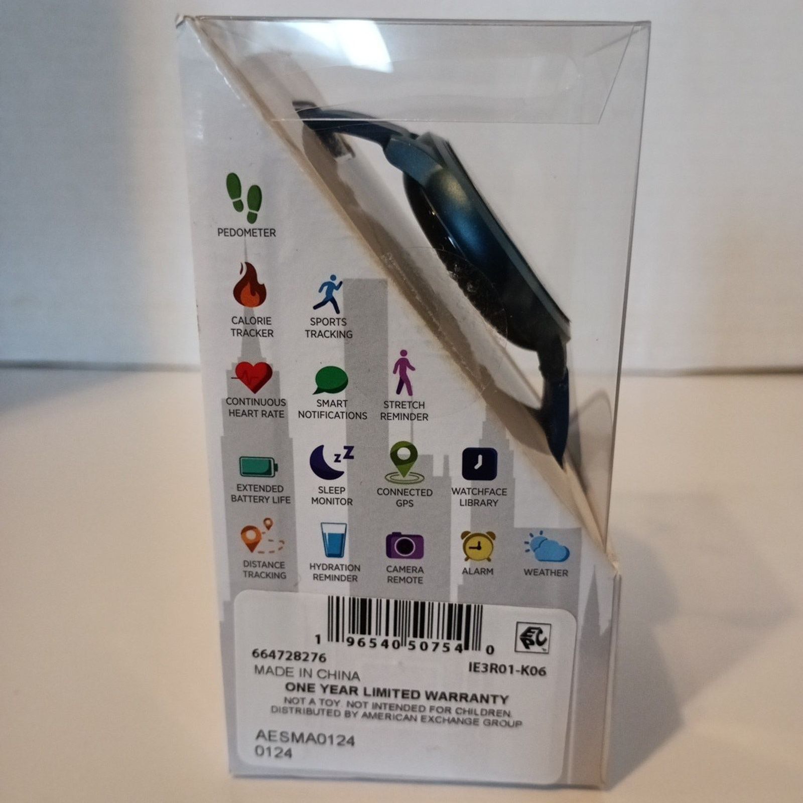 Other iTech Elite 3 Smart Watch Unisex Adult Blue Silicone Strap Size ONE SIZE - 2 Thumbnail