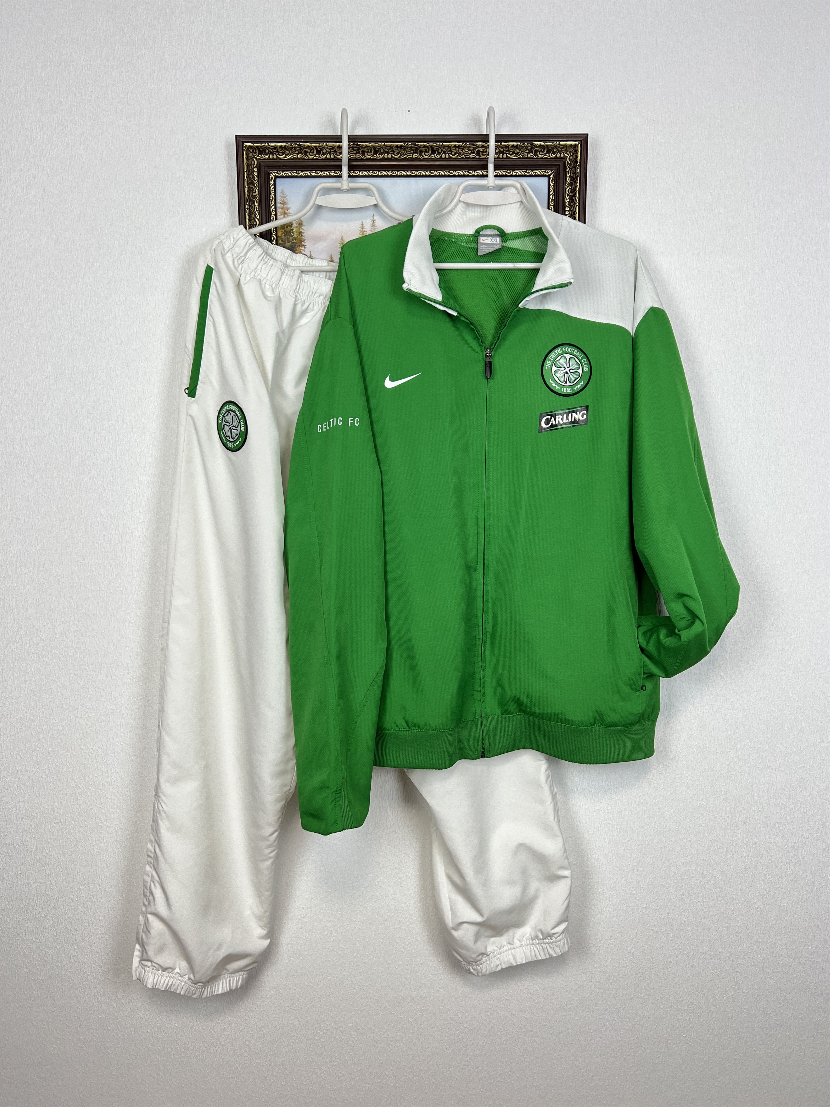 Nike Vintage Nike Celtic Football Set Soccer Suit Track Jacket Size US XXL / EU 58 / 5 - 1 Thumbnail