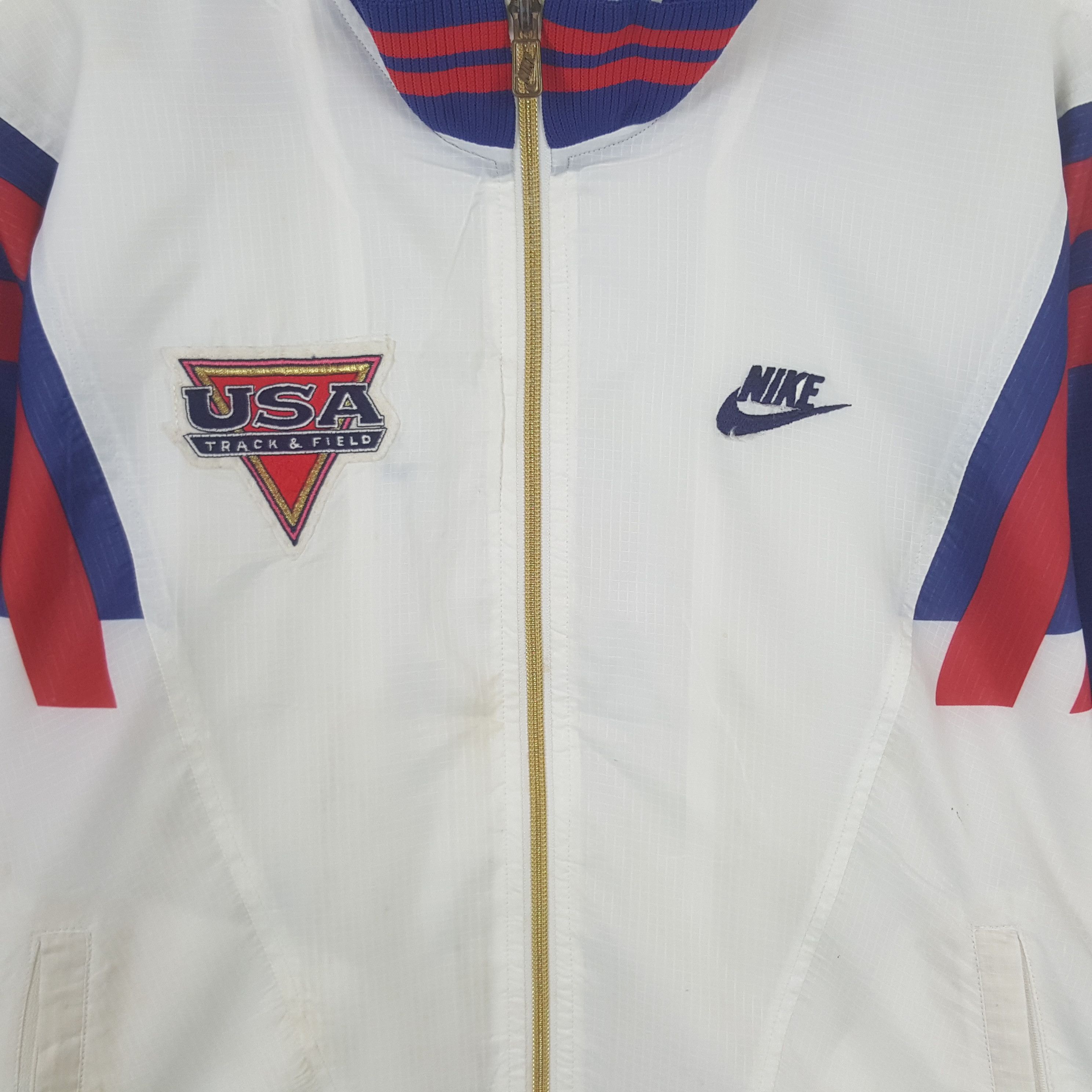 Nike Vintage NIKE USA Track & Field Windbreaker Sport Jacket Size US XXL / EU 58 / 5 - 4 Thumbnail