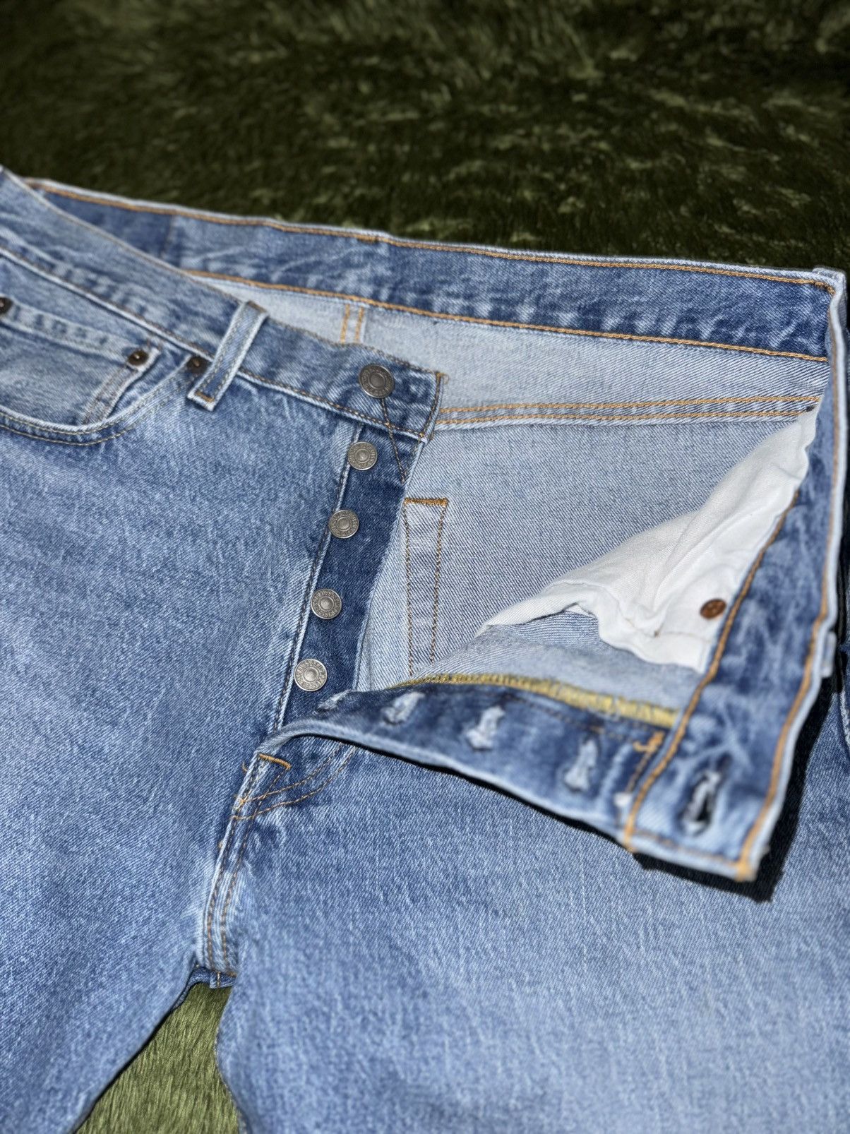 Levi's [W32/L30] Levi’s 501 Waterless Washed Denim pants indigo Size US 32 / EU 48 - 3 Thumbnail