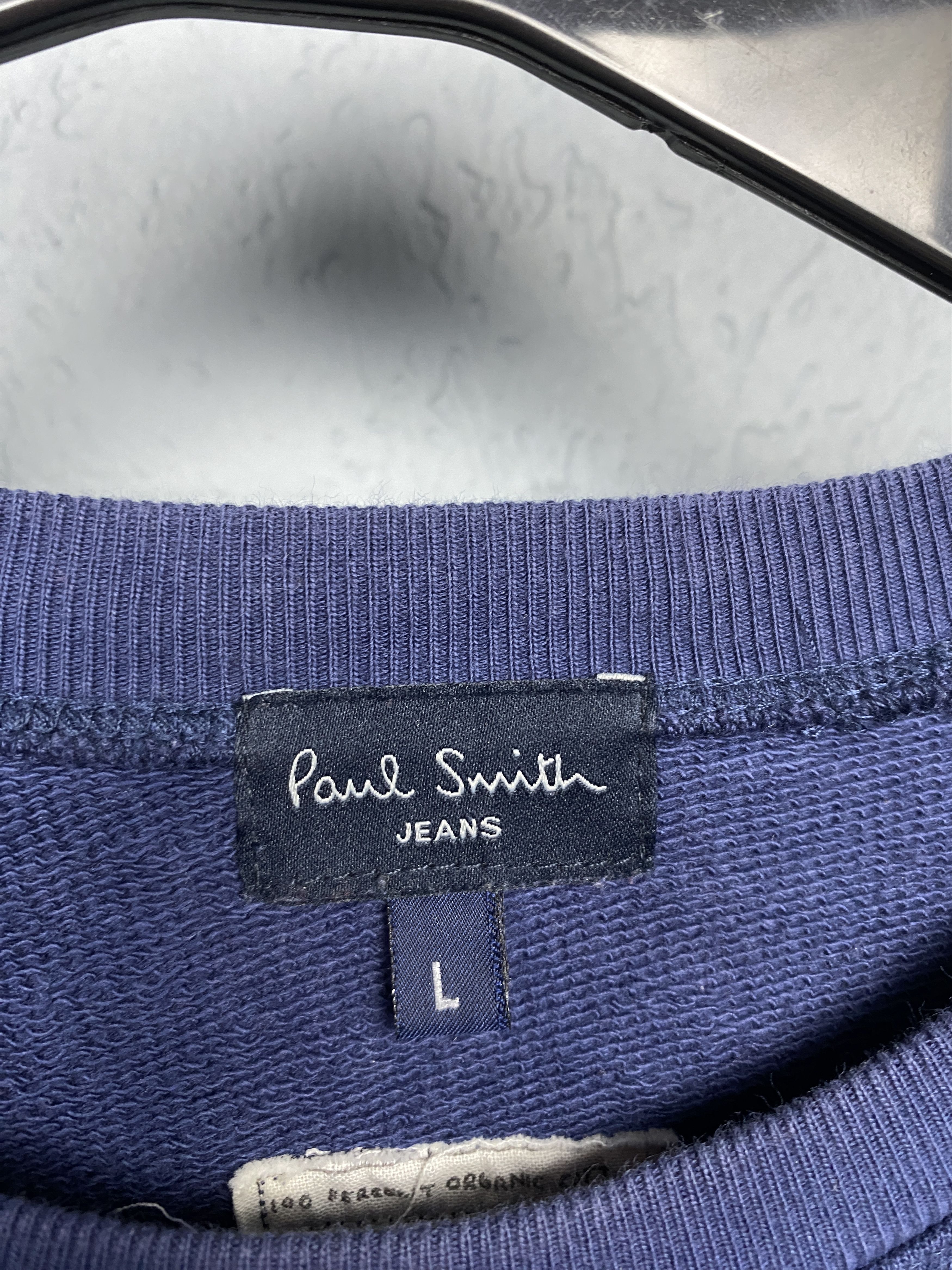 Paul Smith × Vintage Paul Smith Jeans Vintage Mens Crew Neck Sweatshirt Size US L / EU 52-54 / 3 - 5 Thumbnail