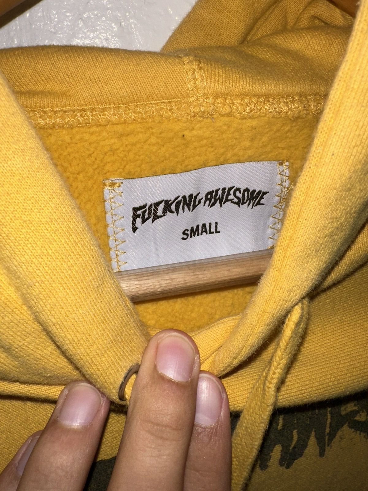 Fucking Awesome Fucking Awesome Yellow Hoodie Size US S / EU 44-46 / 1 - 4 Thumbnail
