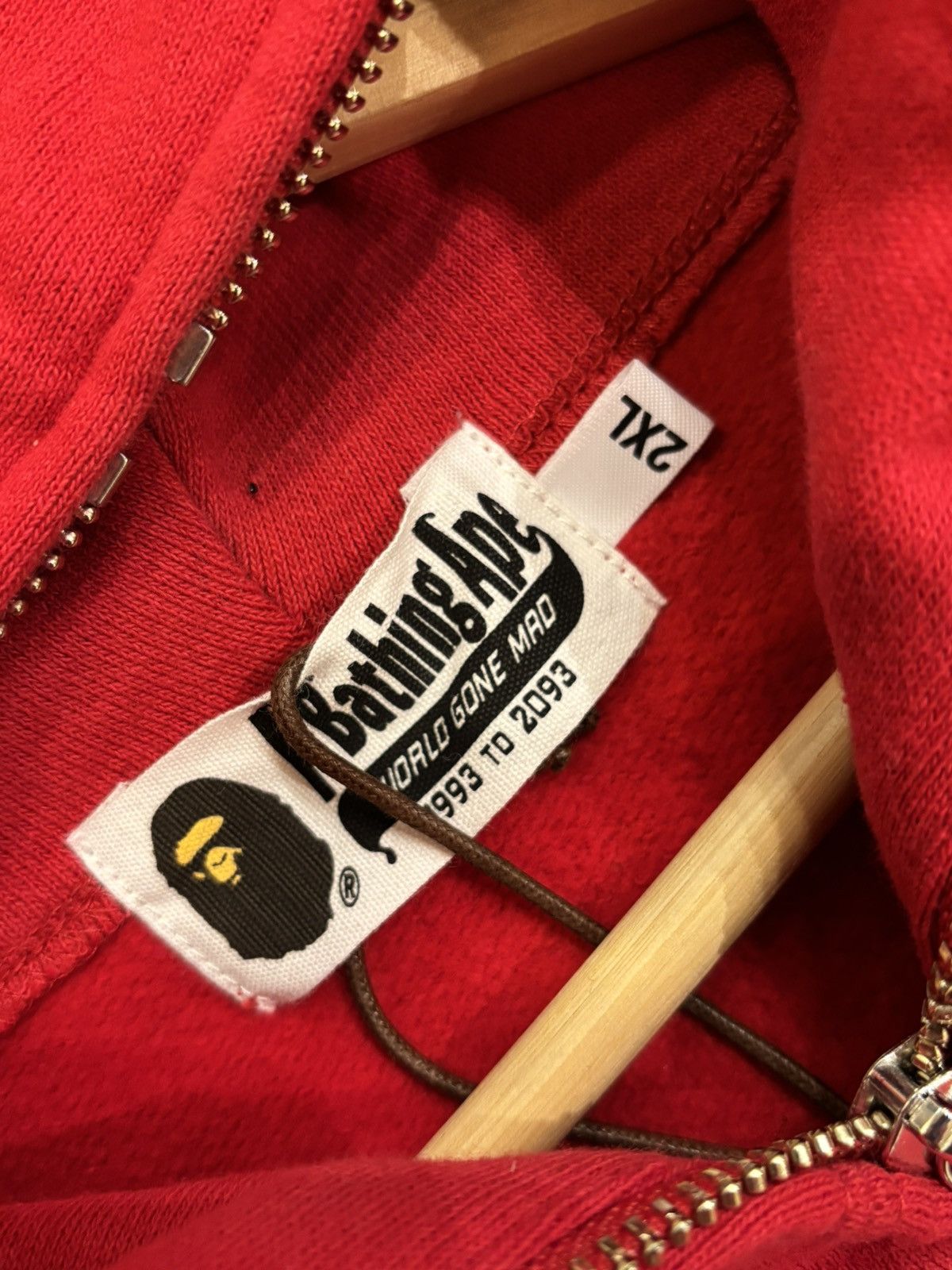 Bape Bape Relaxed One Point Full Zip Hoodie Size US XXL / EU 58 / 5 - 3 Thumbnail