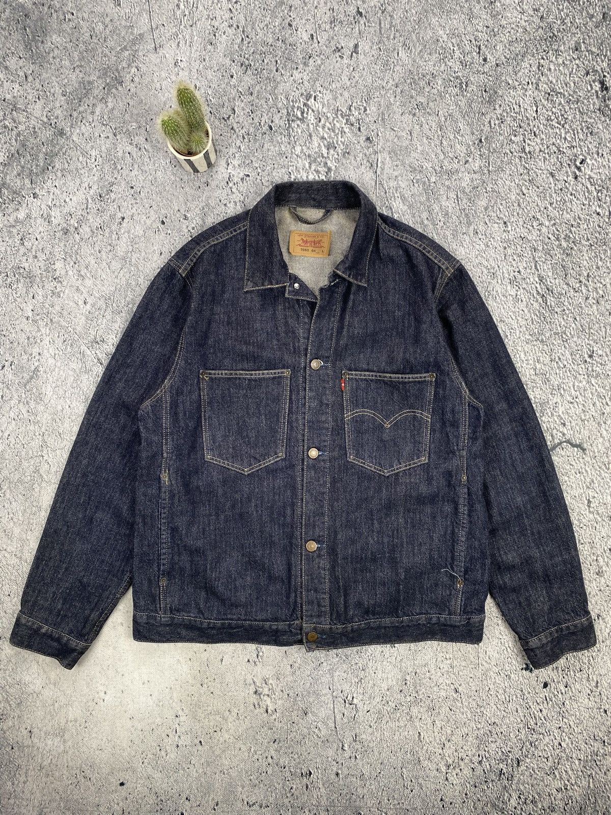 Levi's Vintage Clothing Vintage Jeans Jacket Levis Streetwear USA 90’ boxy Size US L / EU 52-54 / 3 - 1 Thumbnail