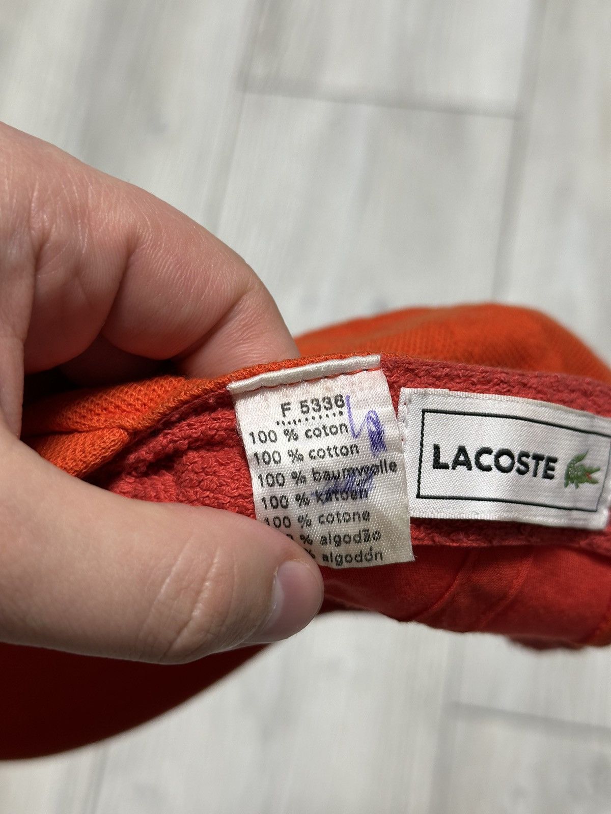 Lacoste Vintage Lacoste Y2K Orange cap hat Size ONE SIZE - 5 Thumbnail