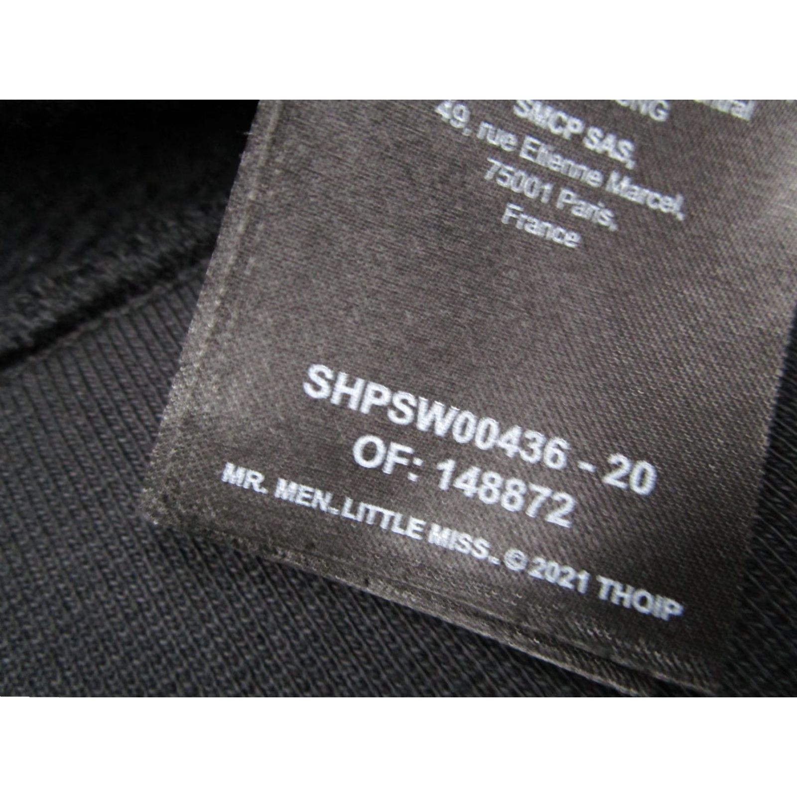 Sandro Sandro Hoodie Mens Medium Black Mr Happy Pullover Long Sleeve Kangaroo Pocket Size US M / EU 48-50 / 2 - 7 Thumbnail