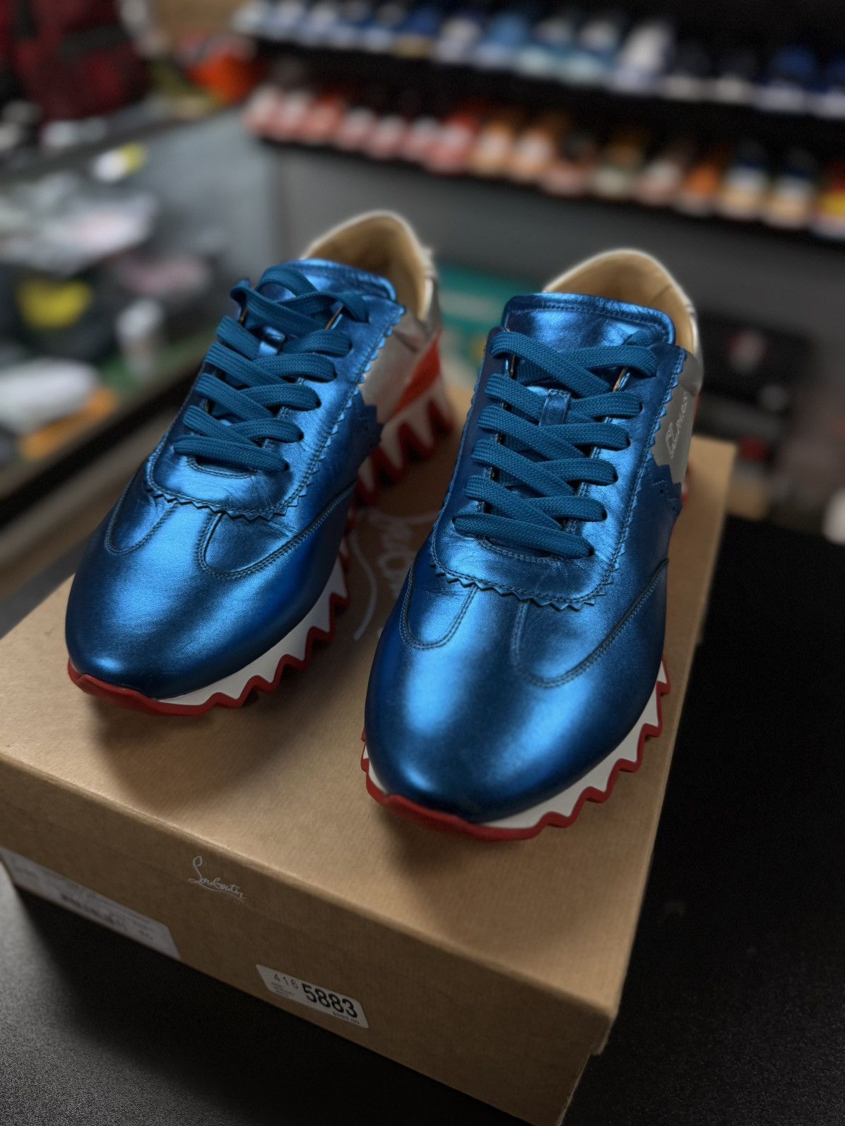 Christian Louboutin Christian Louboutin Loubishark Spike Sneakers 46EU/13US Size US 13 / EU 46 - 8 Thumbnail
