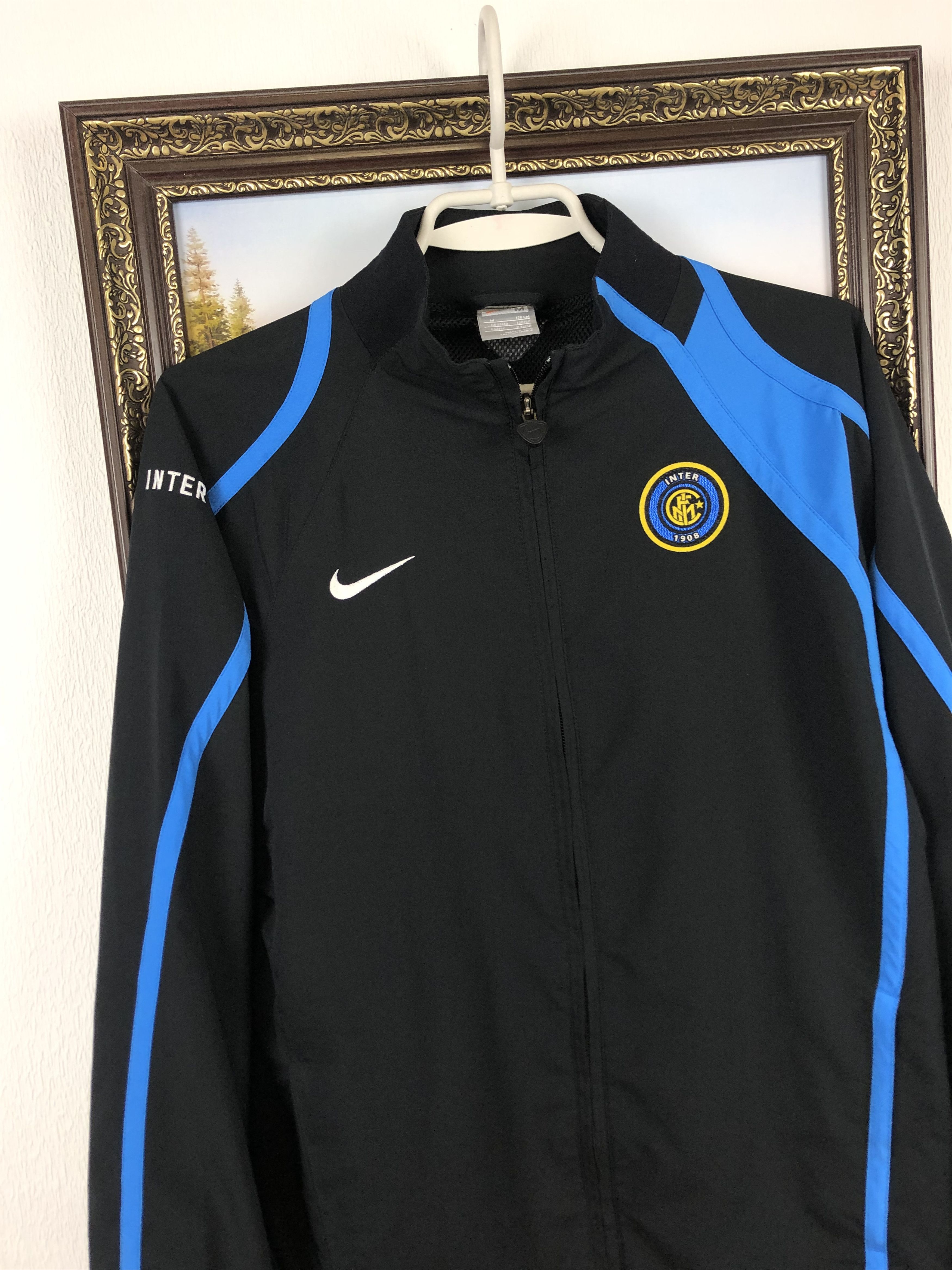 Nike Vintage Internazionale Inter Football Jacket Track Top Size US M / EU 48-50 / 2 - 3 Thumbnail