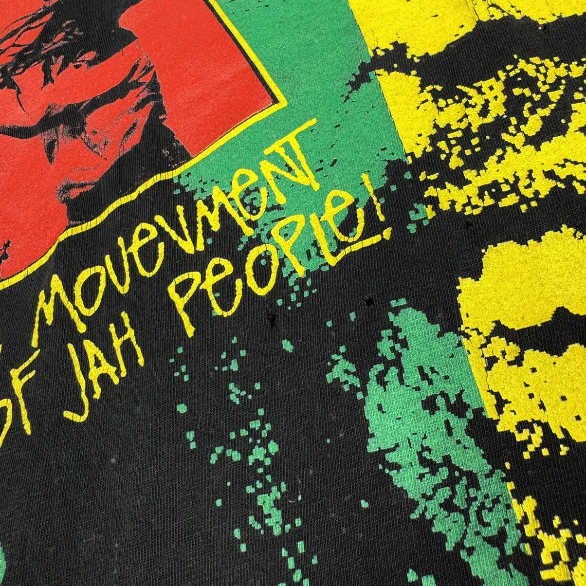 Bob Marley Vintage 90s Bob Marley Exodus Rare All Over Euro T Shirt Size US XXL / EU 58 / 5 - 7 Thumbnail