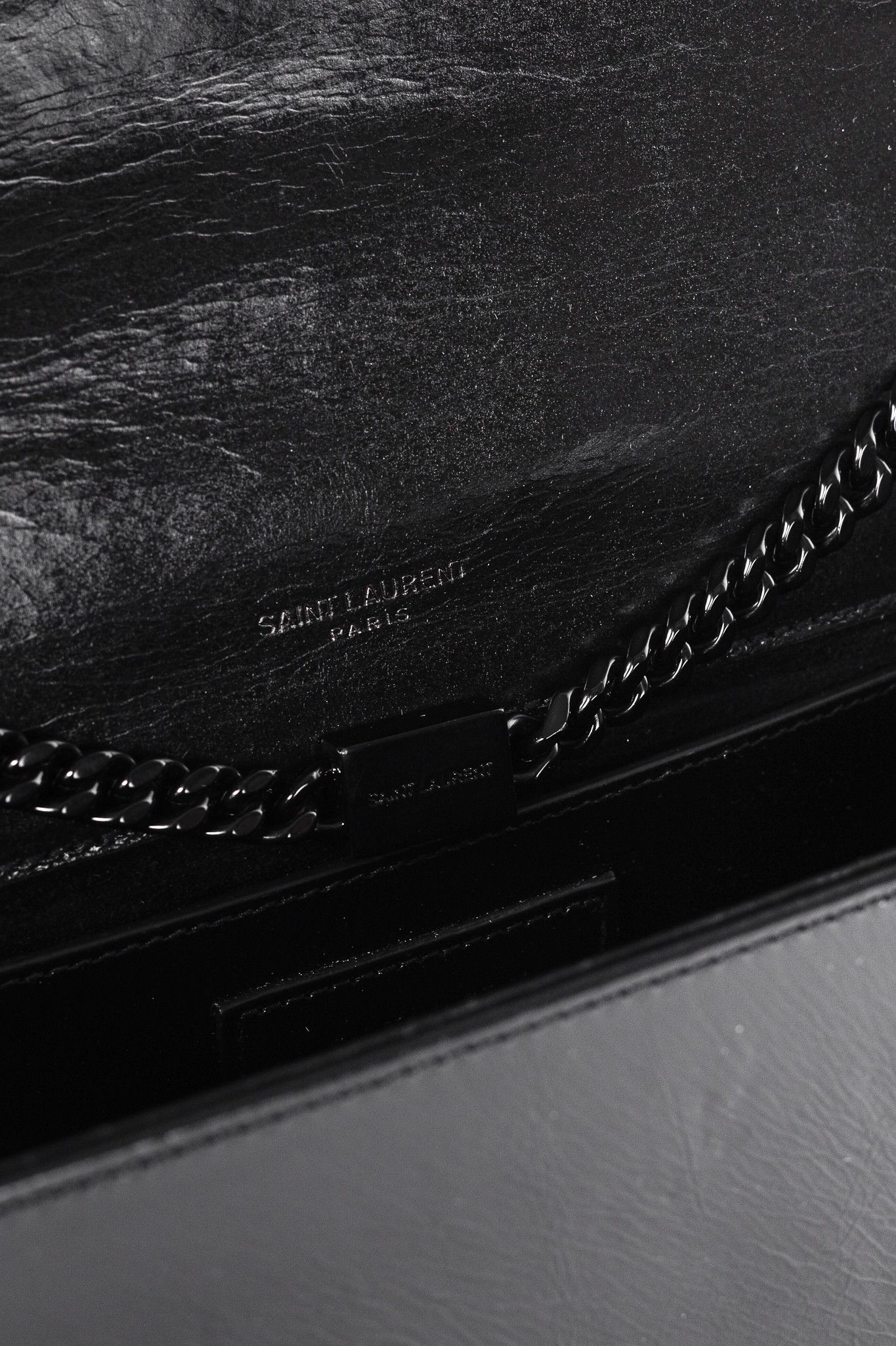 Saint Laurent Paris Saint Laurent Kate Medium Black Matelassé Leather Crossbody Size ONE SIZE - 12 Thumbnail