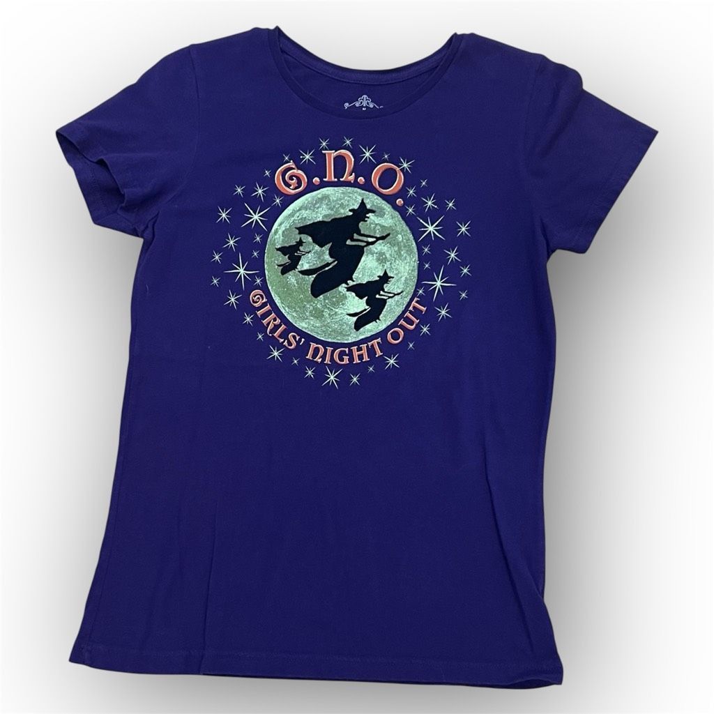 Other Girls Night Out Glow n Dark Halloween Witches T-Shirt 100% C Size M / US 6-8 / IT 42-44 - 1 Thumbnail