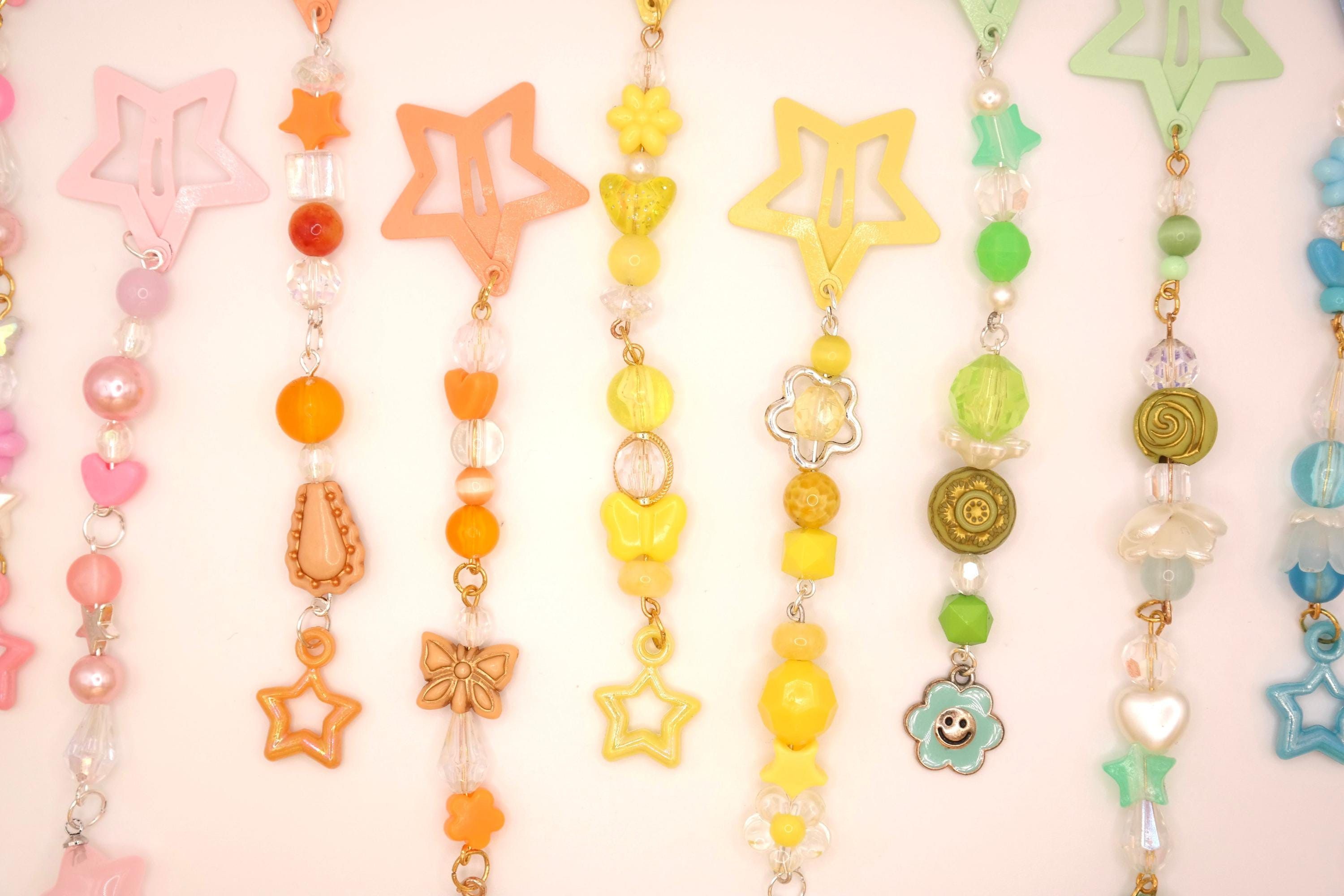Handmade Colorful Star Decorated Hair Clips Size ONE SIZE - 5 Thumbnail