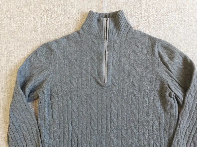 Loro Piana LORO PIANA size54 Small cashmere sweater knitwear Size US M / EU 48-50 / 2 - 2 Thumbnail