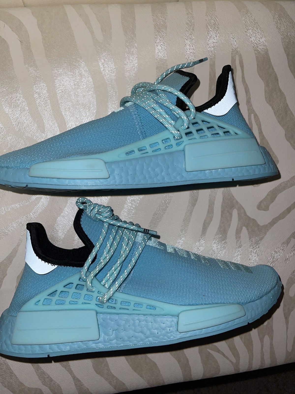 Adidas × Pharrell Adidas NMD Hu Pharrell Williams ‘Aqua’ Size 10.5 Size US 10.5 / EU 43-44 - 2 Thumbnail