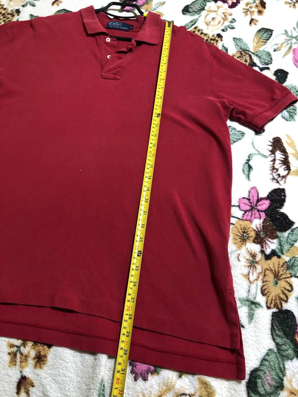 Polo Ralph Lauren Polo Ralph Lauren Men Golf Shirt Maroon Short Sleeve Knit Size US L / EU 52-54 / 3 - 2 Thumbnail