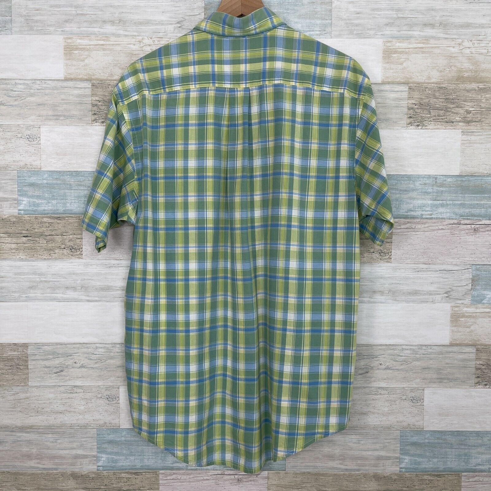 Brooks Brothers Brooks Brothers Short Sleeve Button Down Shirt Plaid Mens M Size US M / EU 48-50 / 2 - 3 Thumbnail